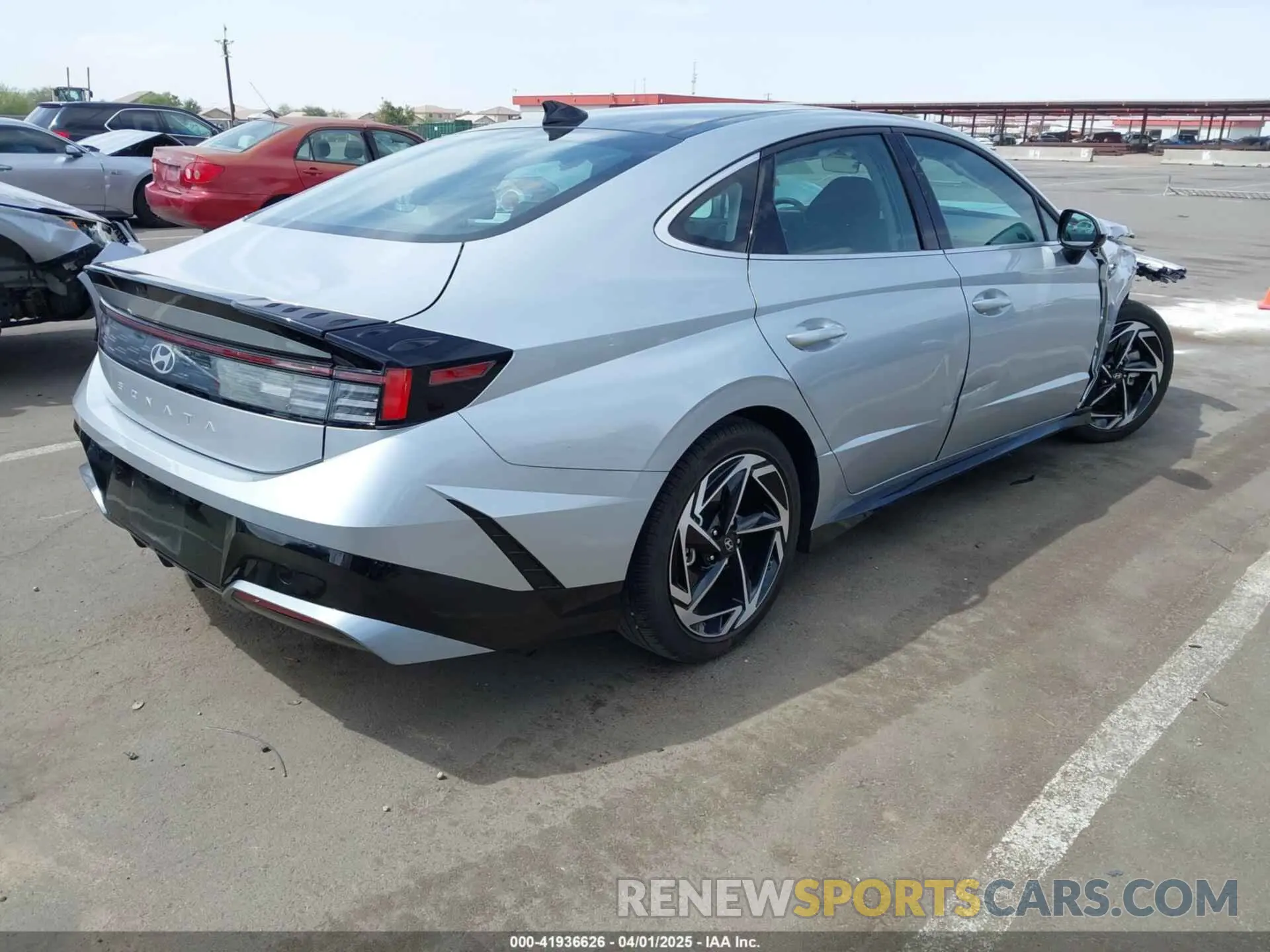 4 fotografías del automóvil dañado KMHL14JA2RA352363 HYUNDAI SONATA 2024