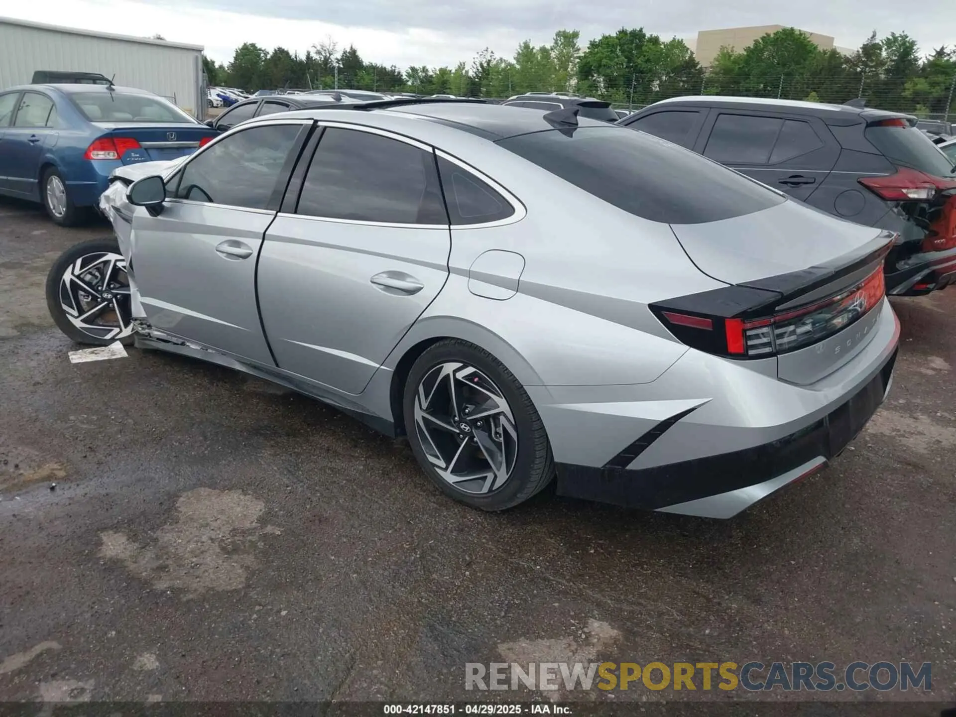 3 fotografías del automóvil dañado KMHL14JA3RA351349 HYUNDAI SONATA 2024