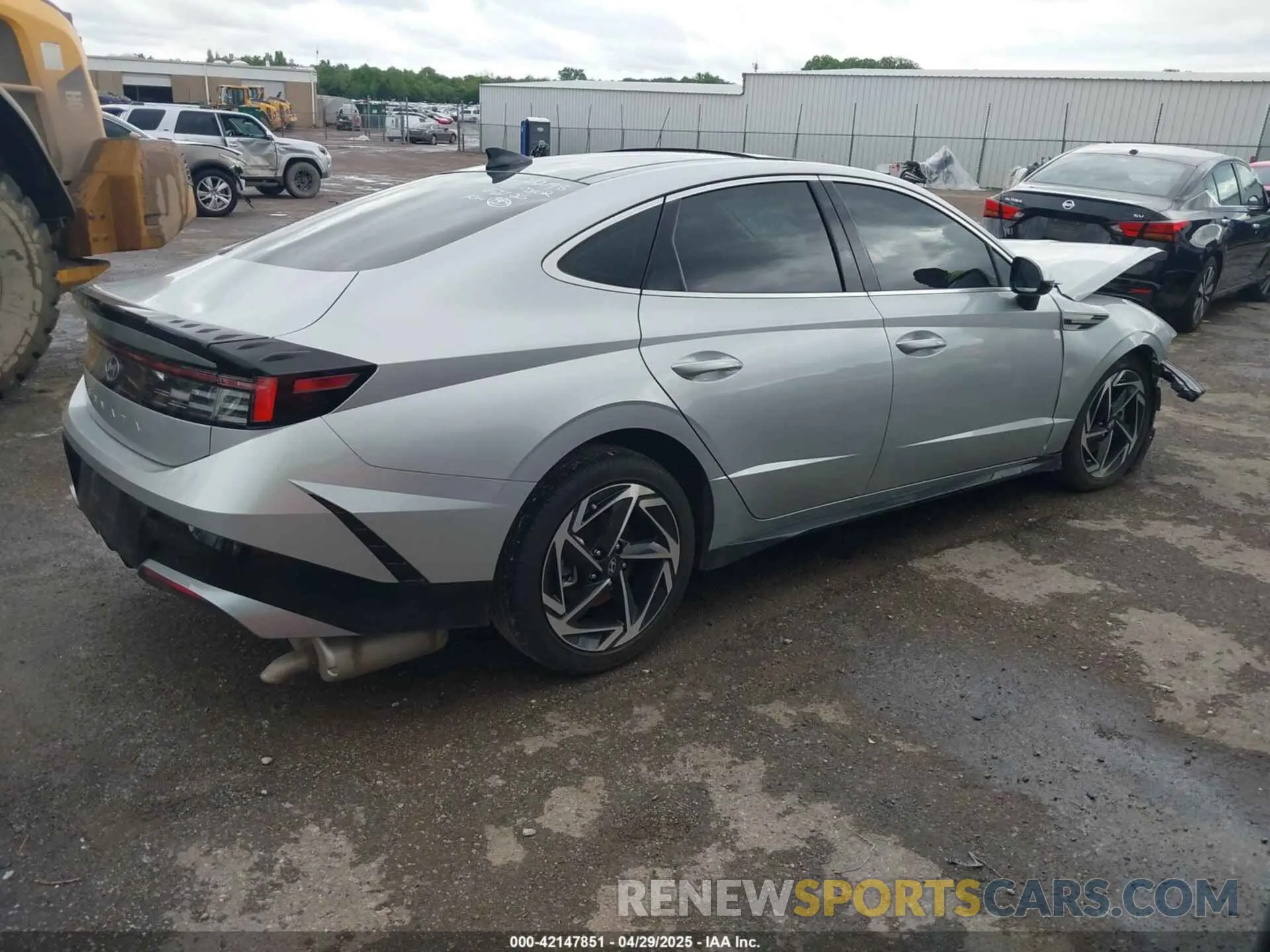 4 fotografías del automóvil dañado KMHL14JA3RA351349 HYUNDAI SONATA 2024