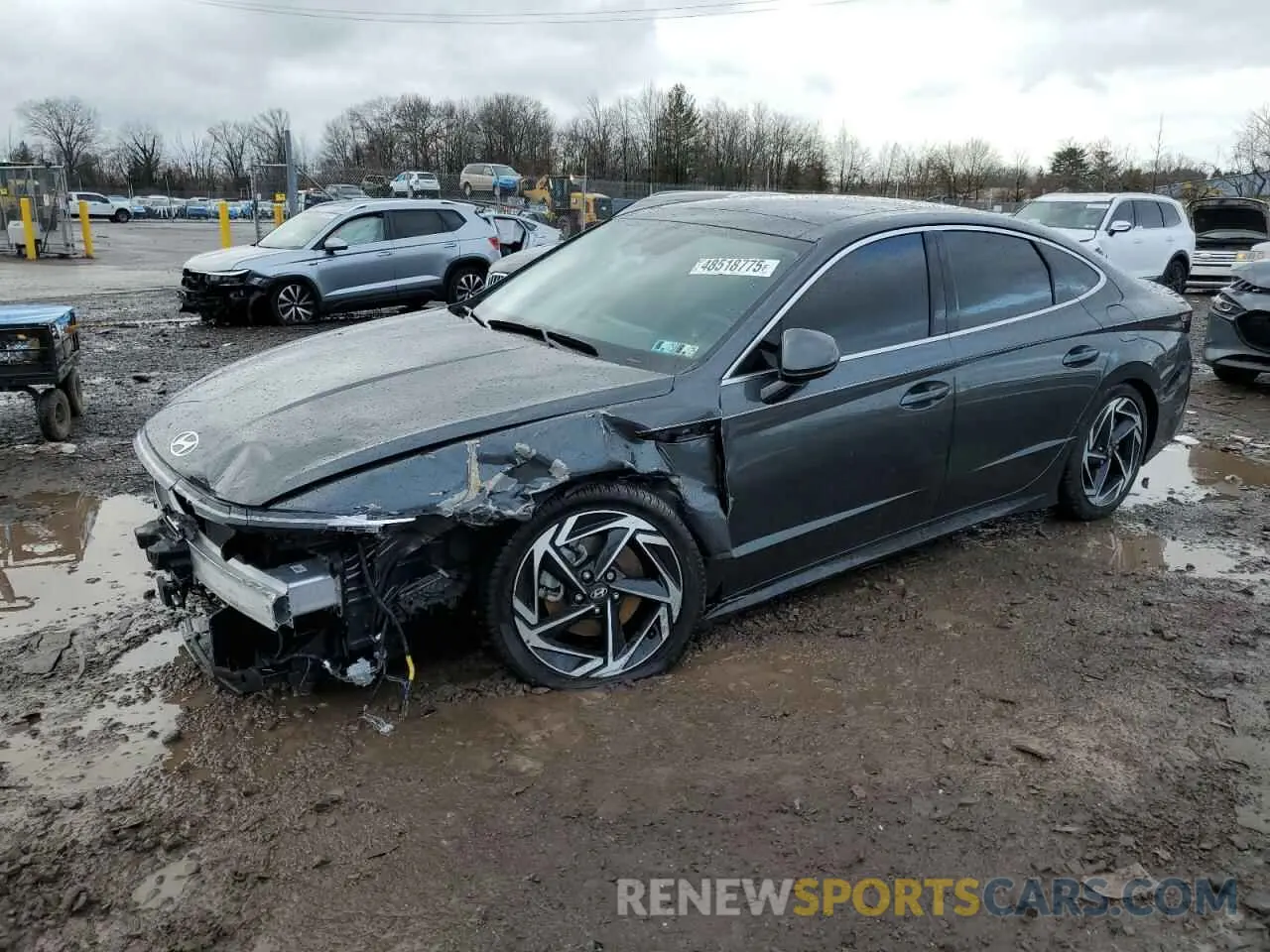 1 fotografías del automóvil dañado KMHL14JA3RA384206 HYUNDAI SONATA 2024