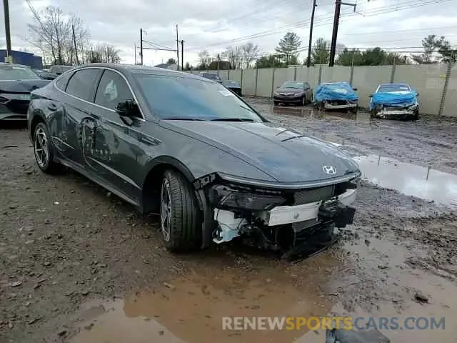 10 fotografías del automóvil dañado KMHL14JA3RA384206 HYUNDAI SONATA 2024