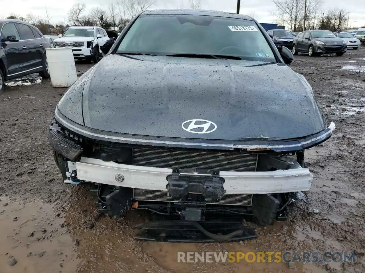 5 fotografías del automóvil dañado KMHL14JA3RA384206 HYUNDAI SONATA 2024
