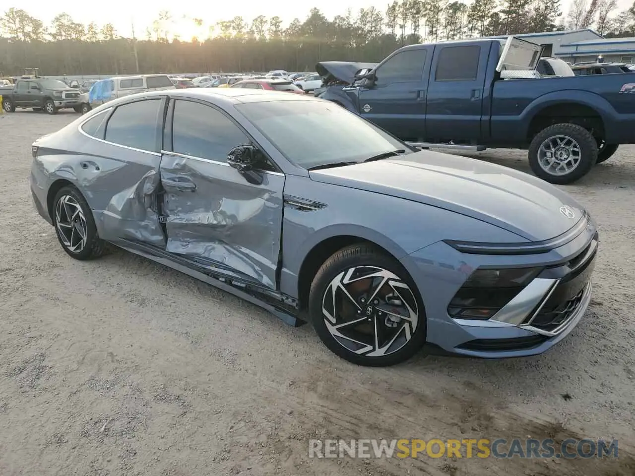 4 fotografías del automóvil dañado KMHL14JA3RA413199 HYUNDAI SONATA 2024