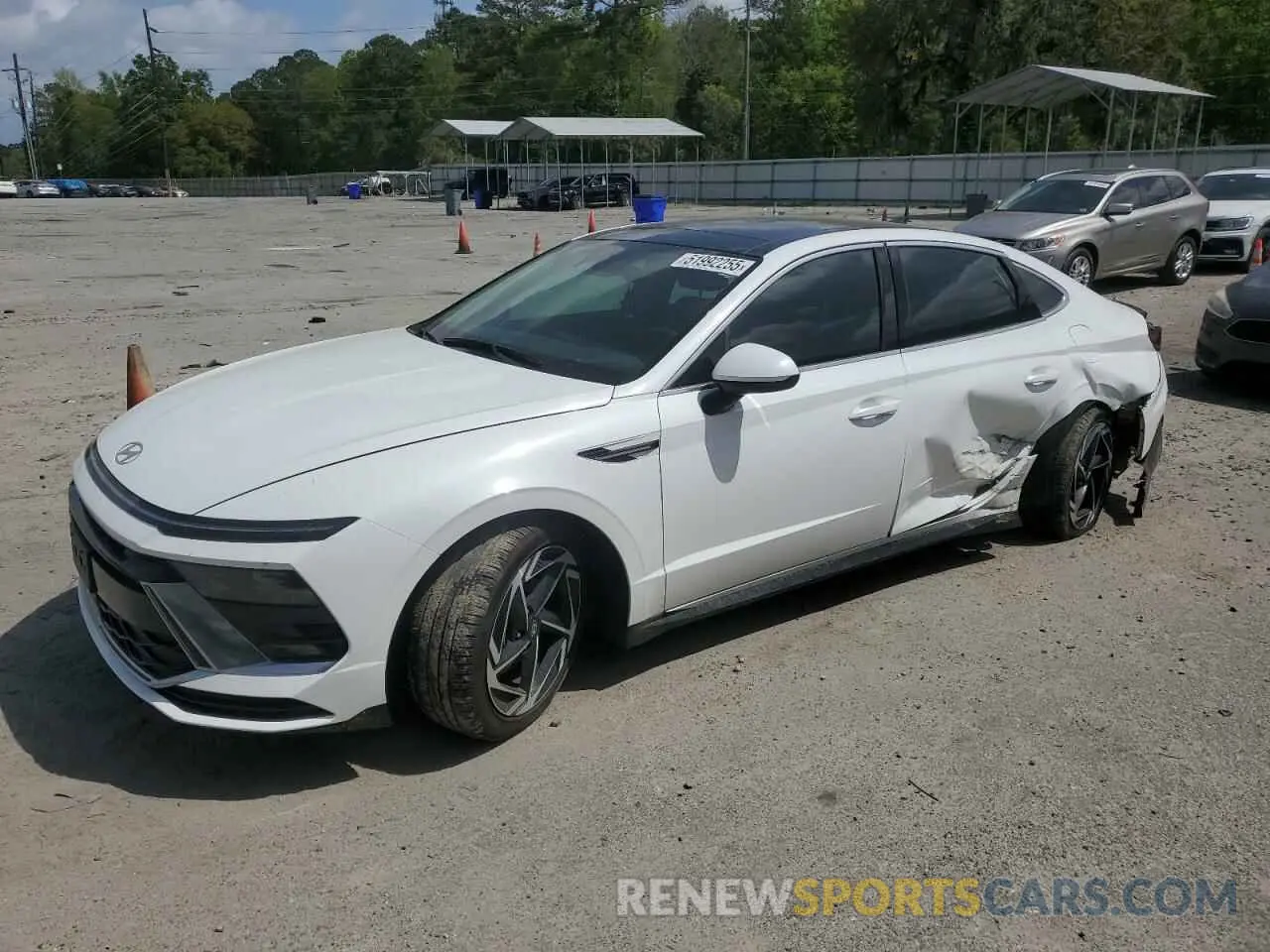 1 fotografías del automóvil dañado KMHL14JA4RA357838 HYUNDAI SONATA 2024