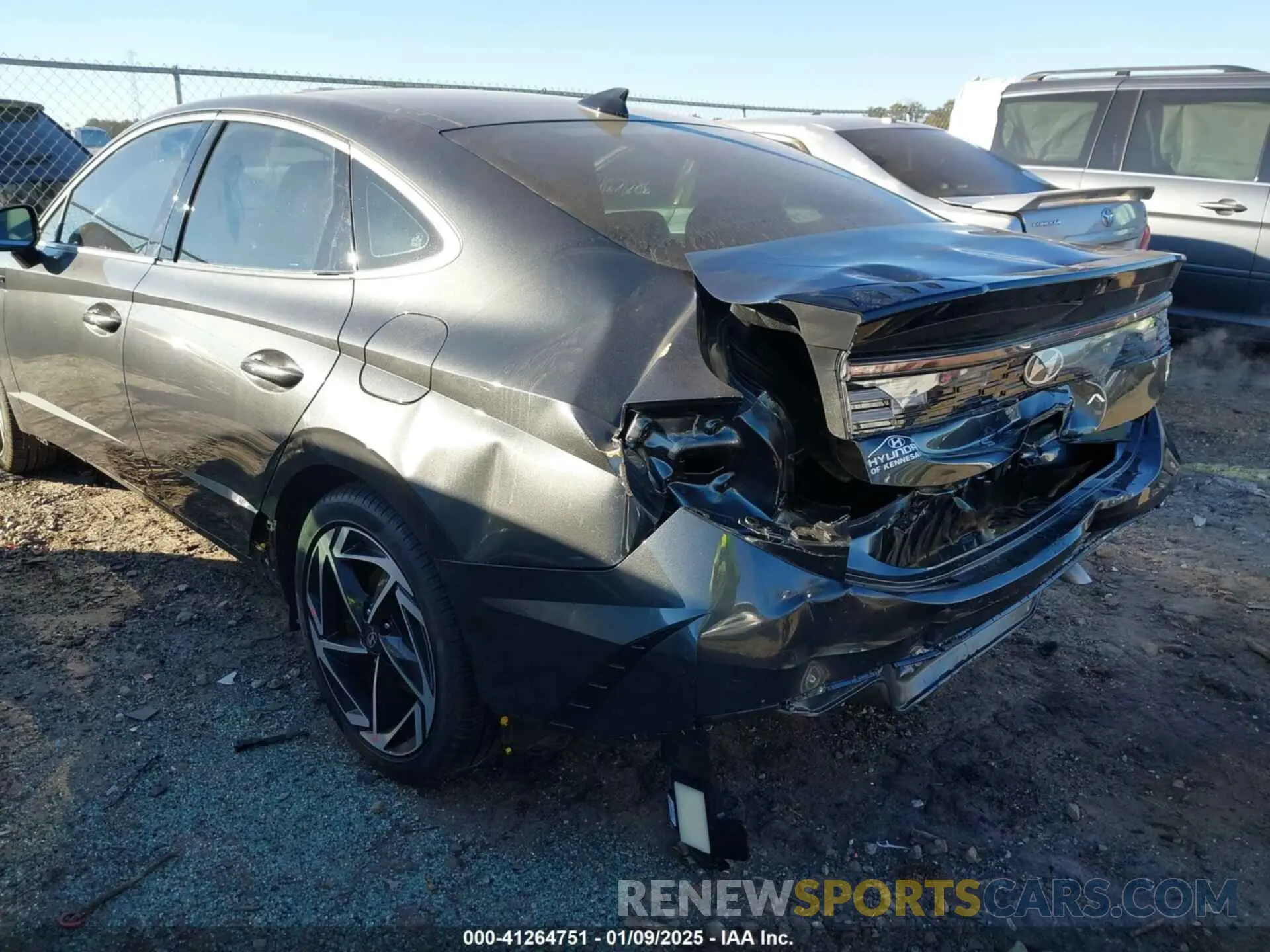 6 fotografías del automóvil dañado KMHL14JA5RA355354 HYUNDAI SONATA 2024