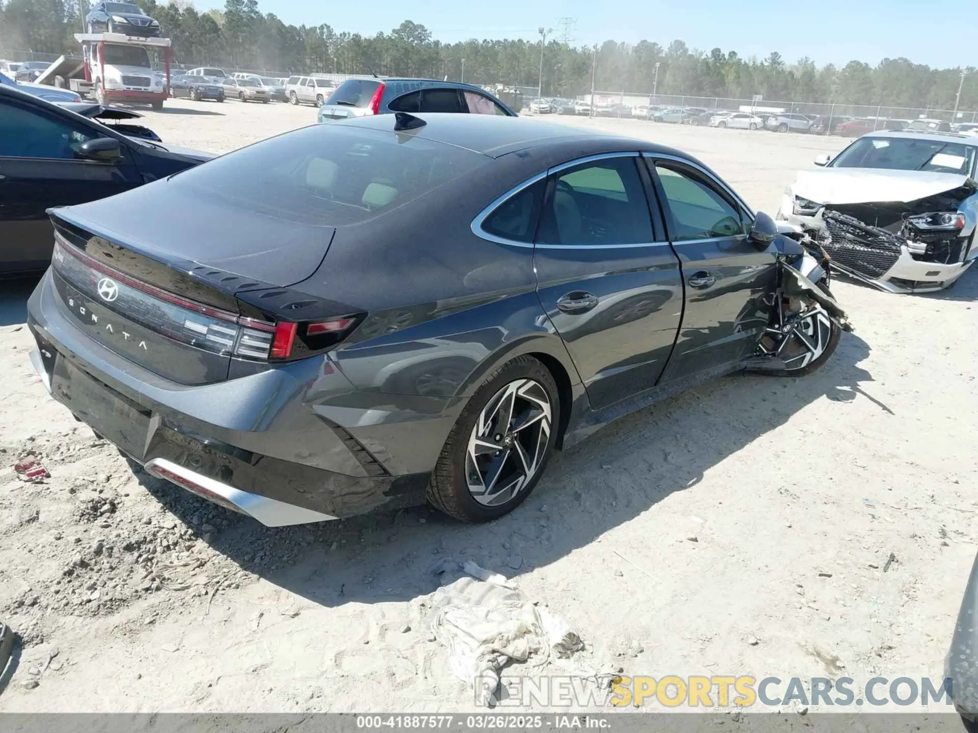 4 fotografías del automóvil dañado KMHL14JA6RA417067 HYUNDAI SONATA 2024