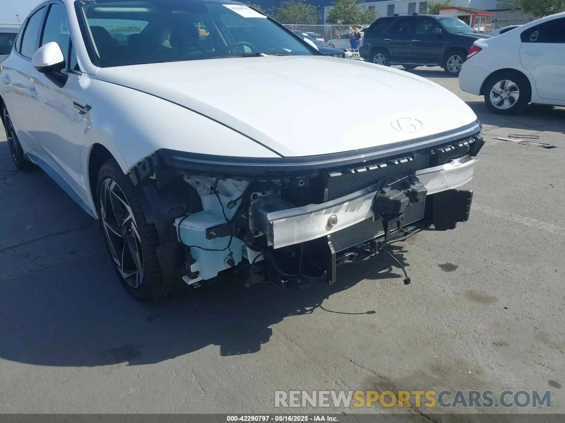 18 fotografías del automóvil dañado KMHL14JA6RA426688 HYUNDAI SONATA 2024