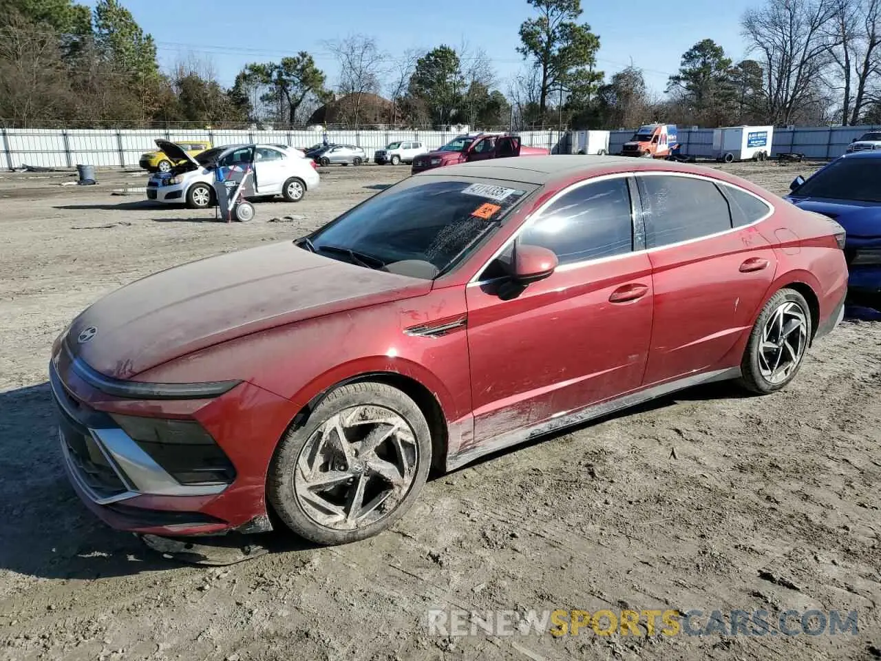 1 fotografías del automóvil dañado KMHL14JA7RA351905 HYUNDAI SONATA 2024