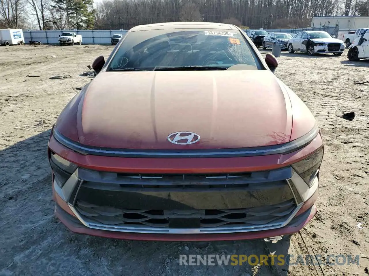 5 fotografías del automóvil dañado KMHL14JA7RA351905 HYUNDAI SONATA 2024