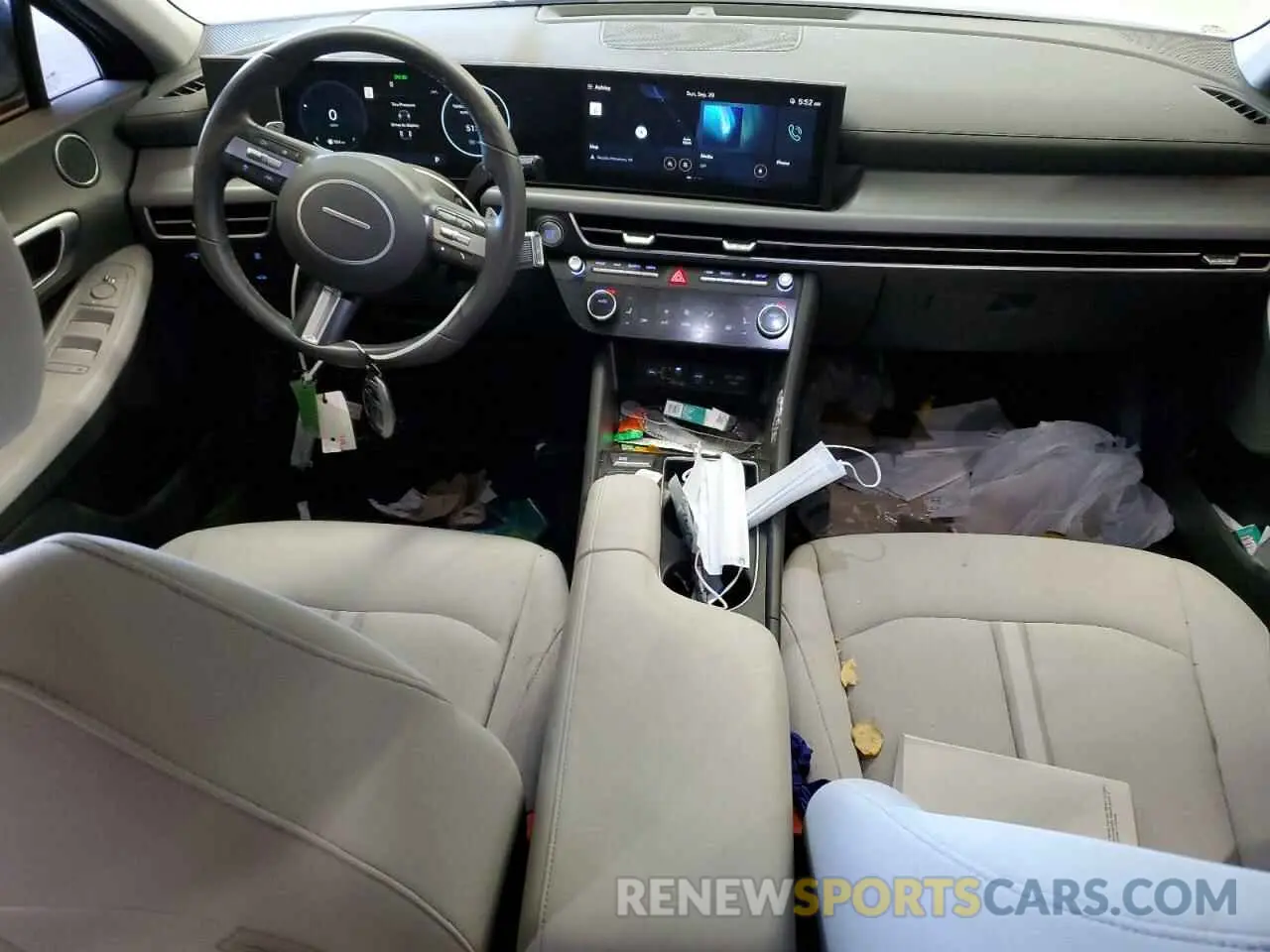8 fotografías del automóvil dañado KMHL14JA7RA351905 HYUNDAI SONATA 2024