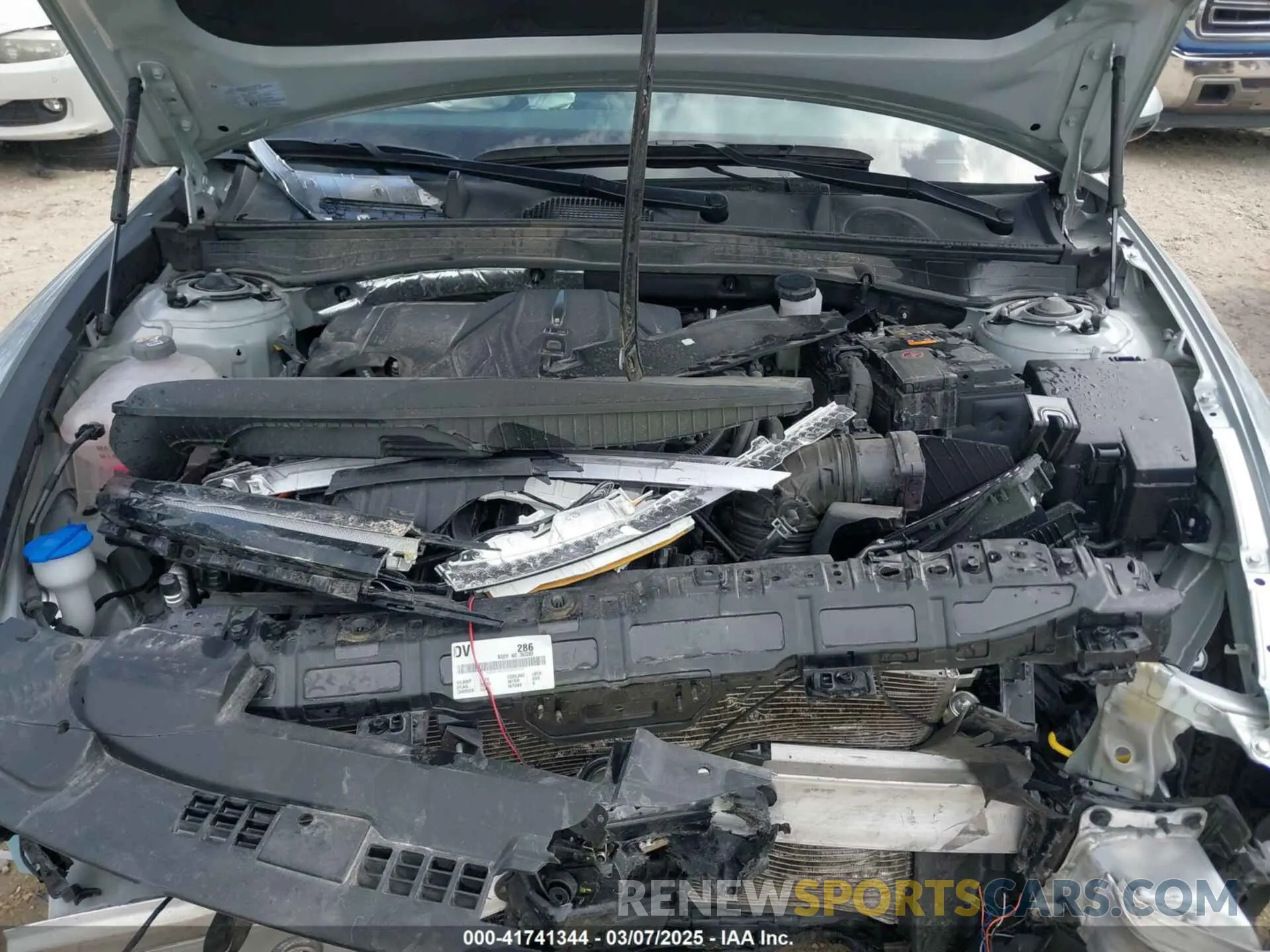 10 fotografías del automóvil dañado KMHL14JA8RA363268 HYUNDAI SONATA 2024