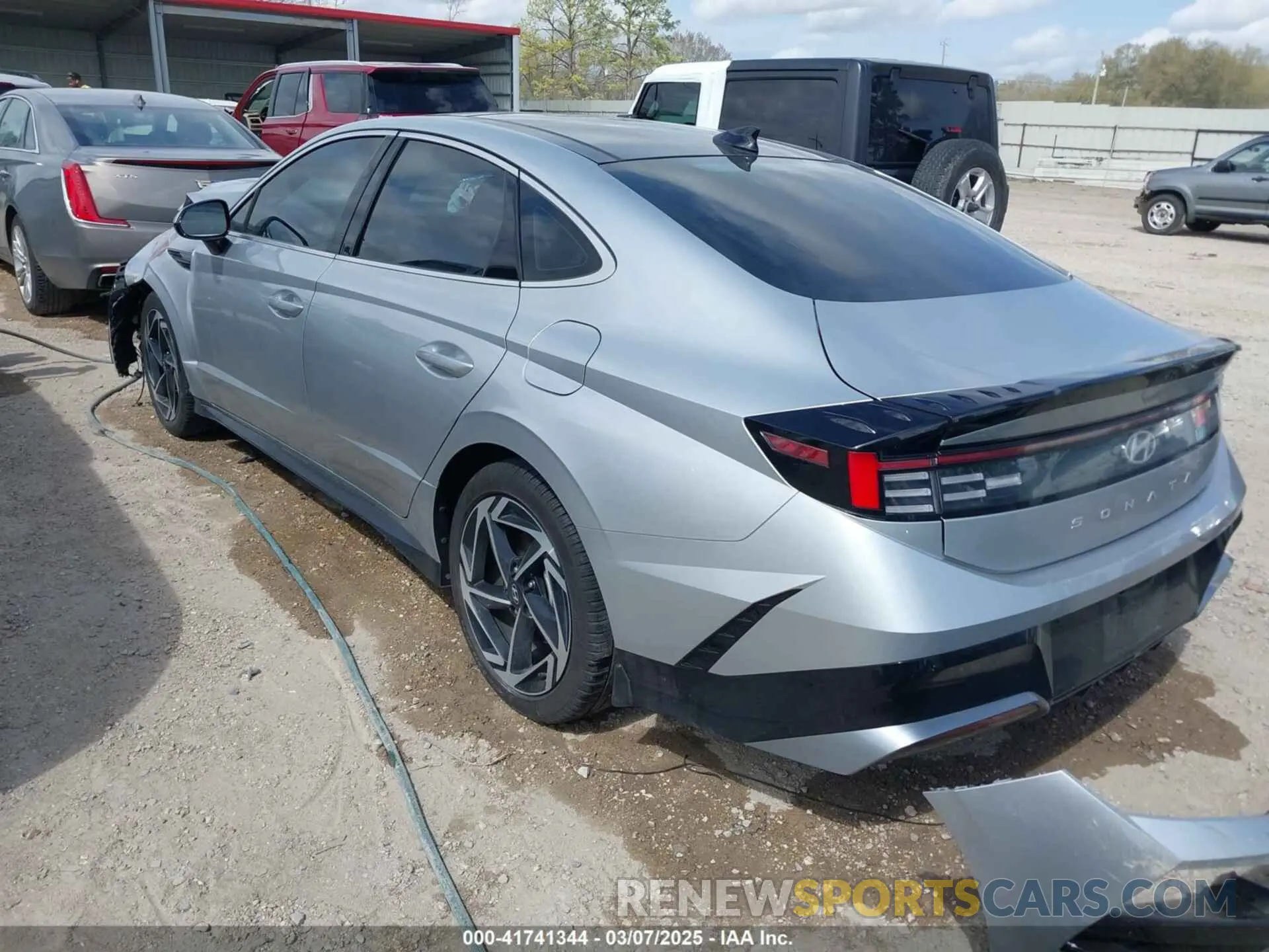 3 fotografías del automóvil dañado KMHL14JA8RA363268 HYUNDAI SONATA 2024