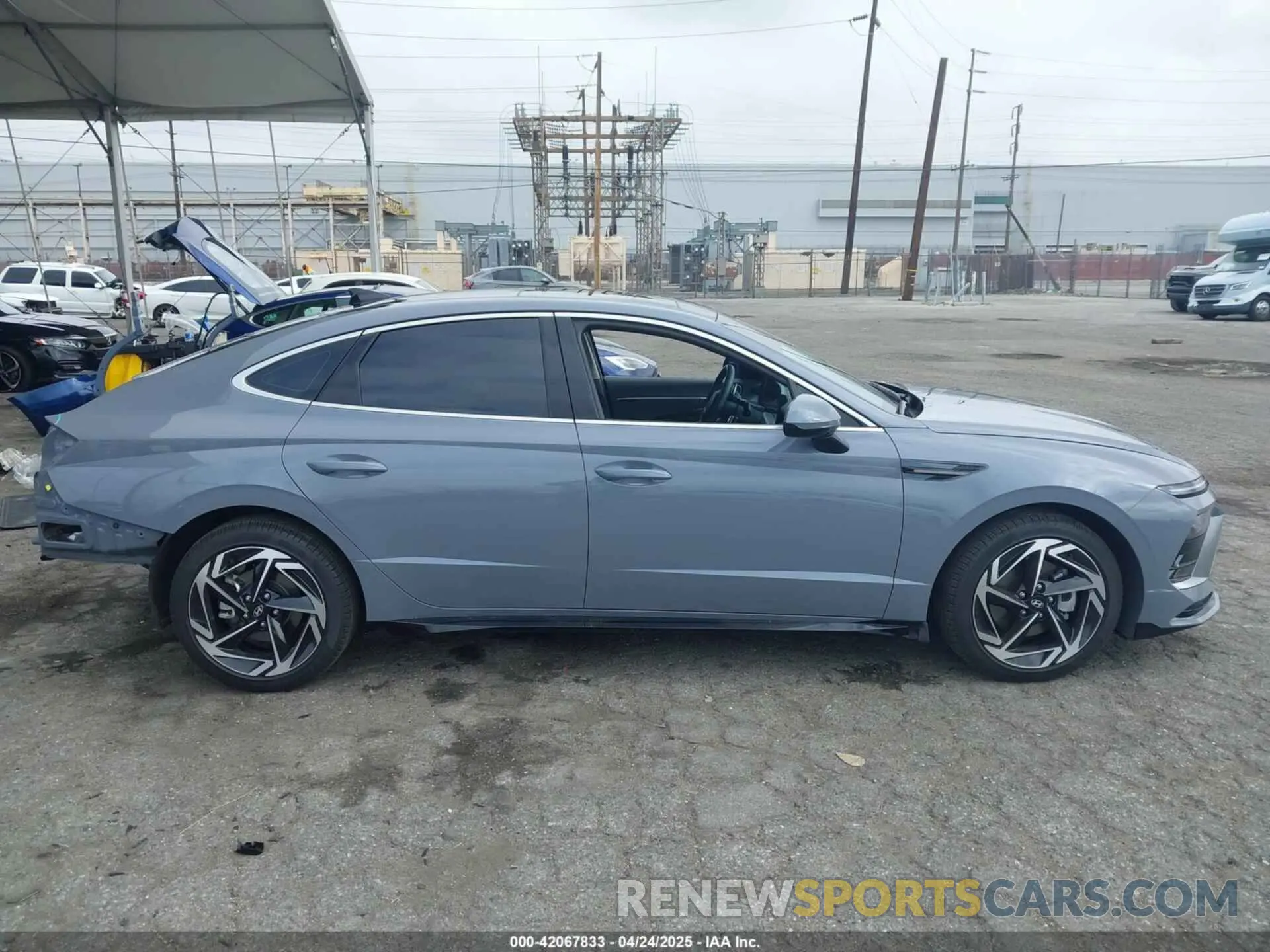 14 fotografías del automóvil dañado KMHL14JA9RA388776 HYUNDAI SONATA 2024