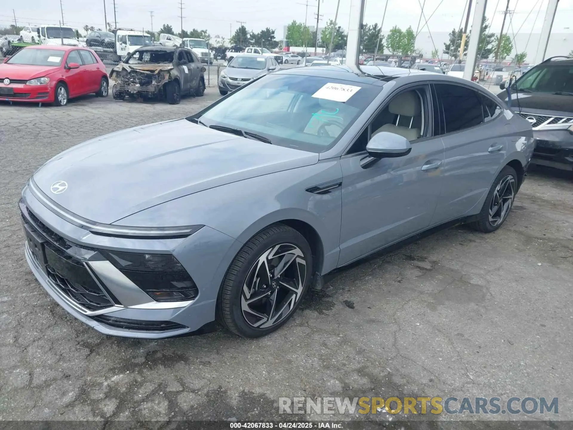 2 fotografías del automóvil dañado KMHL14JA9RA388776 HYUNDAI SONATA 2024