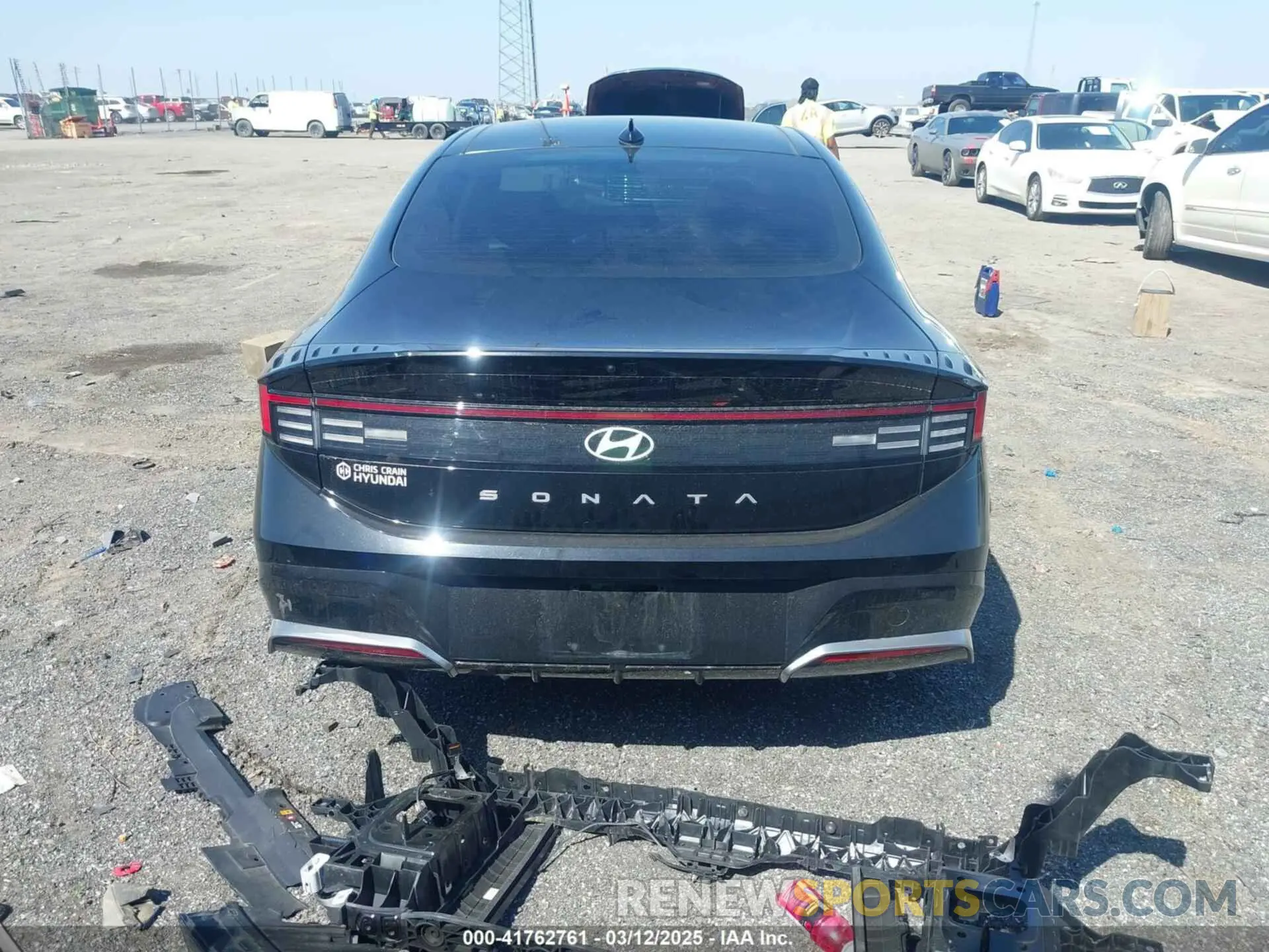 17 fotografías del automóvil dañado KMHL14JA9RA400442 HYUNDAI SONATA 2024