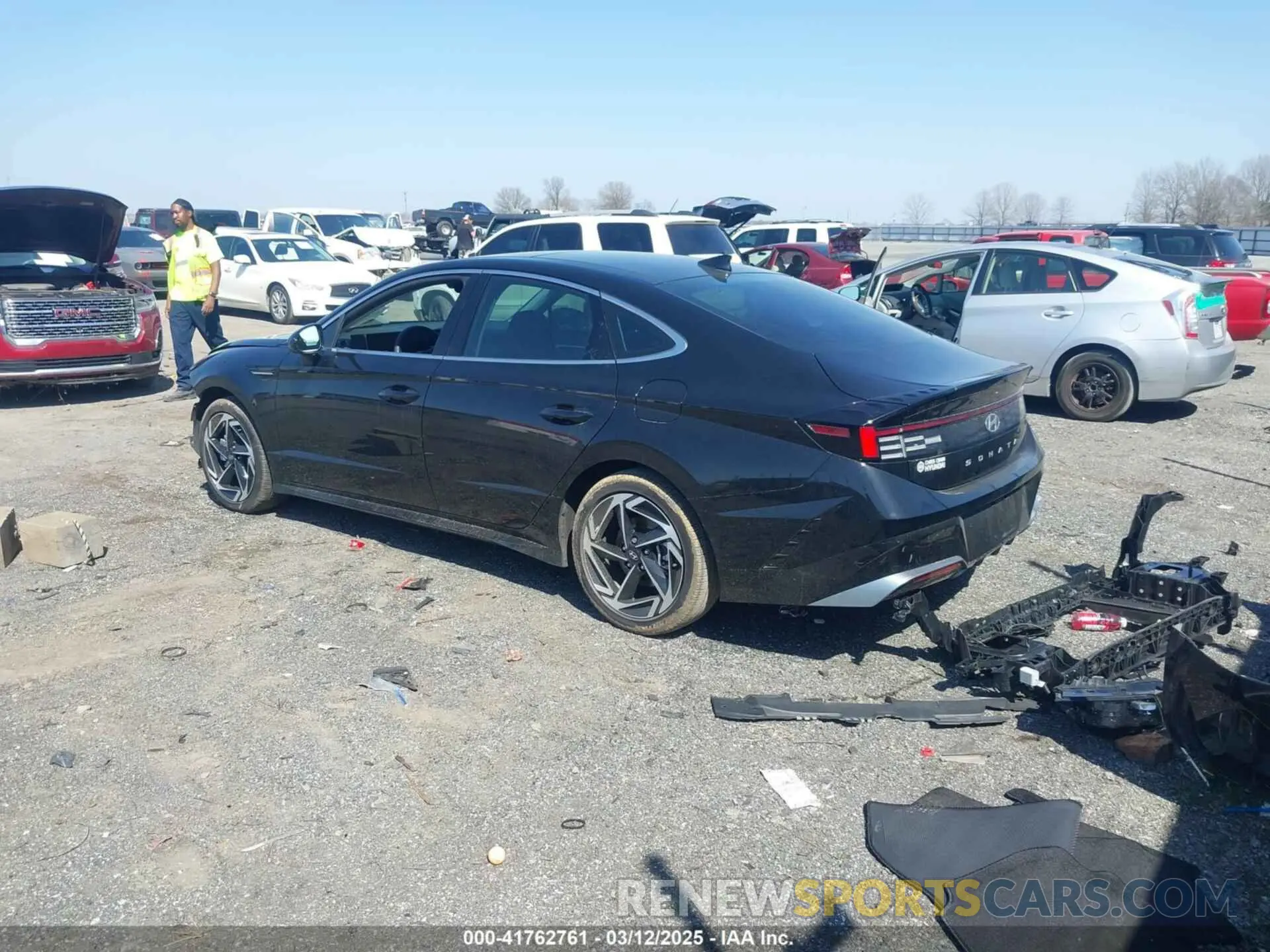 3 fotografías del automóvil dañado KMHL14JA9RA400442 HYUNDAI SONATA 2024