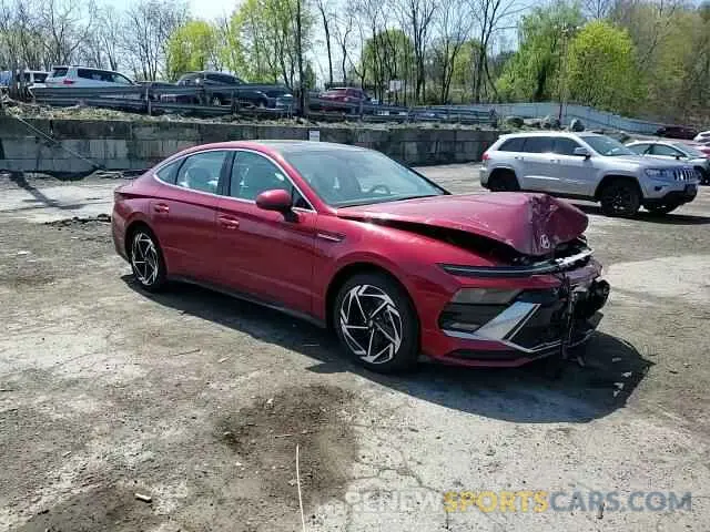 13 fotografías del automóvil dañado KMHL14JA9RA406774 HYUNDAI SONATA 2024