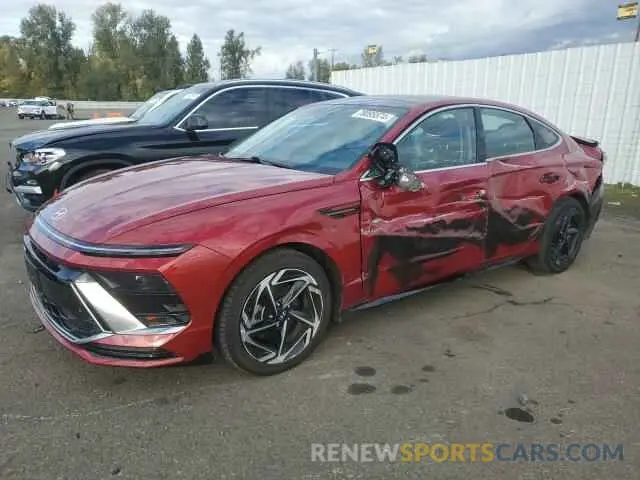 1 fotografías del automóvil dañado KMHL14JAXRA350621 HYUNDAI SONATA 2024