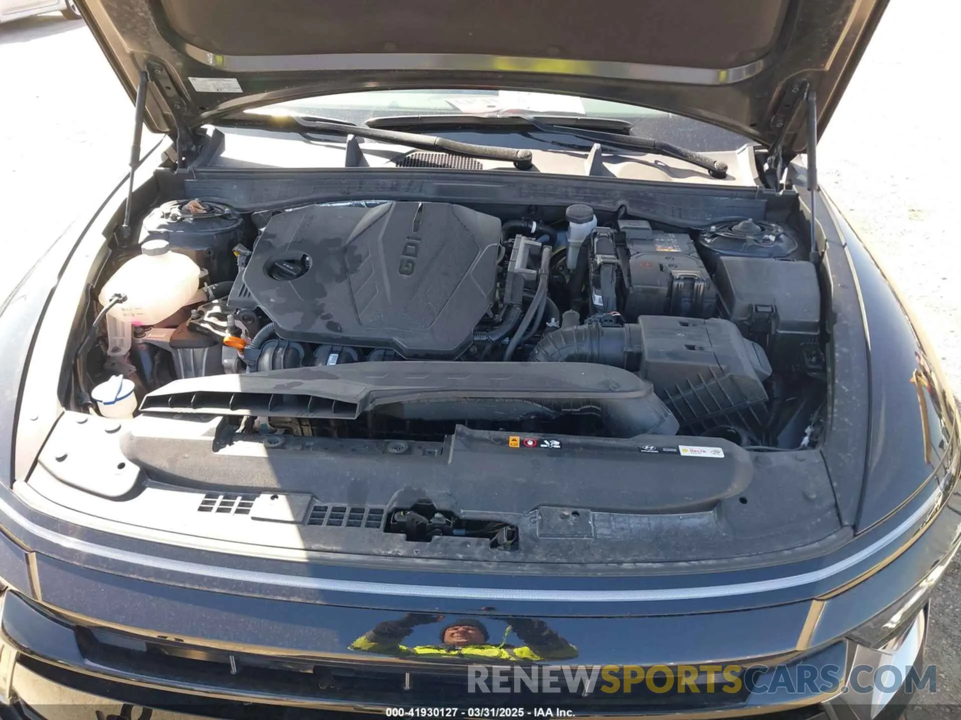 10 fotografías del automóvil dañado KMHL14JAXRA365457 HYUNDAI SONATA 2024