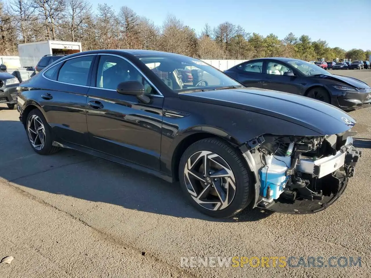 4 fotografías del automóvil dañado KMHL14JAXRA422143 HYUNDAI SONATA 2024