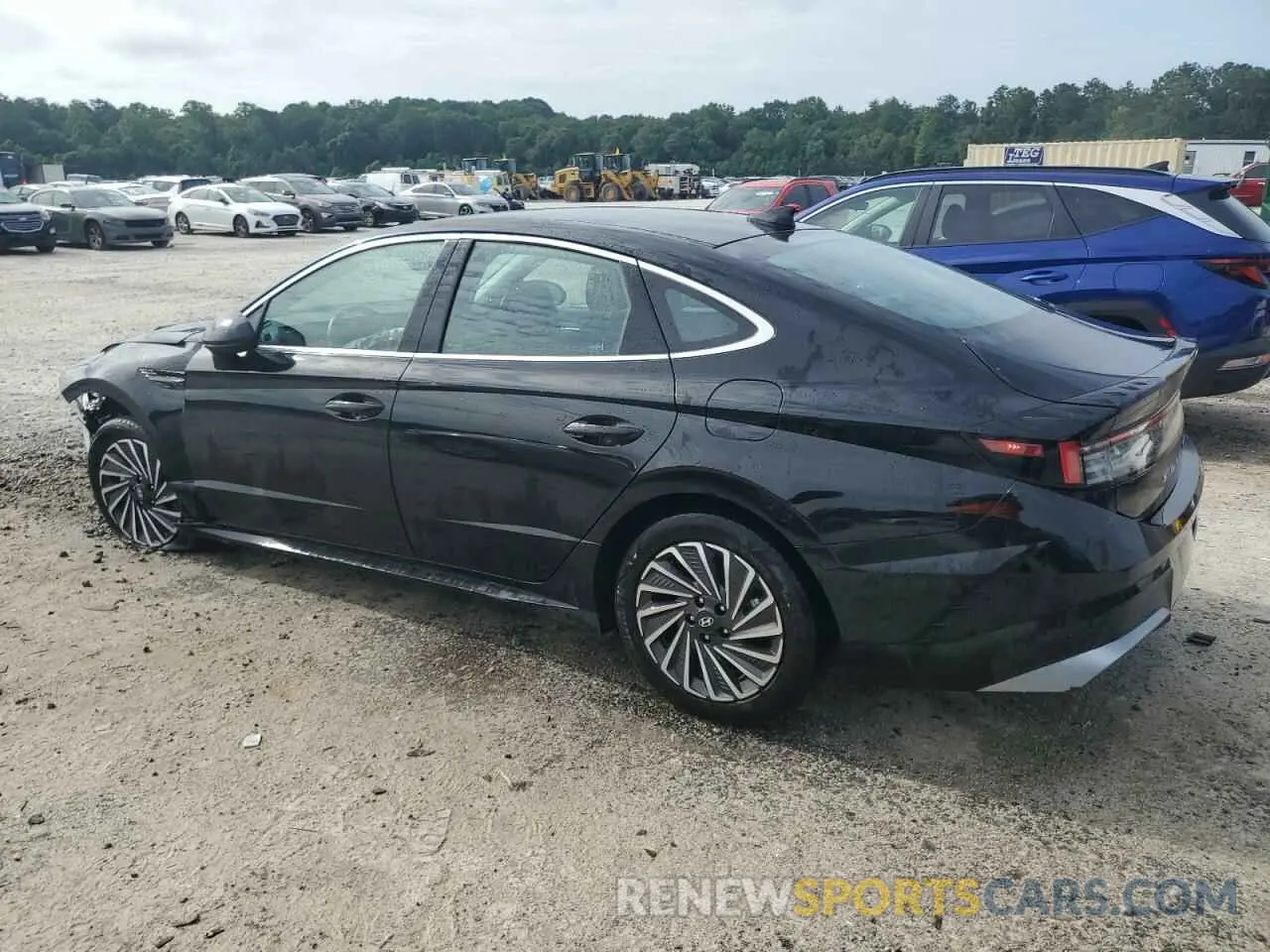 2 fotografías del automóvil dañado KMHL34JJ1RA093553 HYUNDAI SONATA 2024