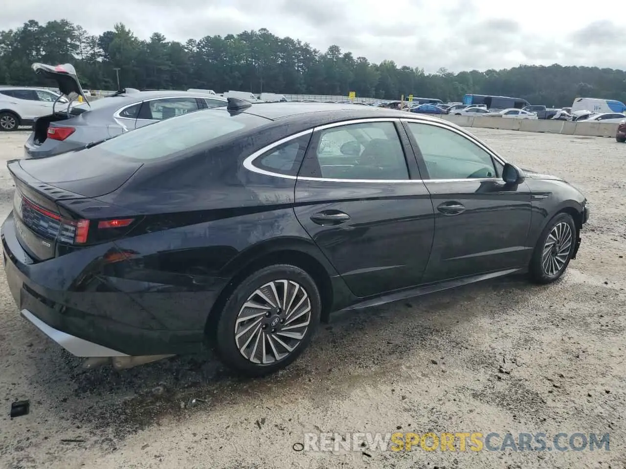 3 fotografías del automóvil dañado KMHL34JJ1RA093553 HYUNDAI SONATA 2024