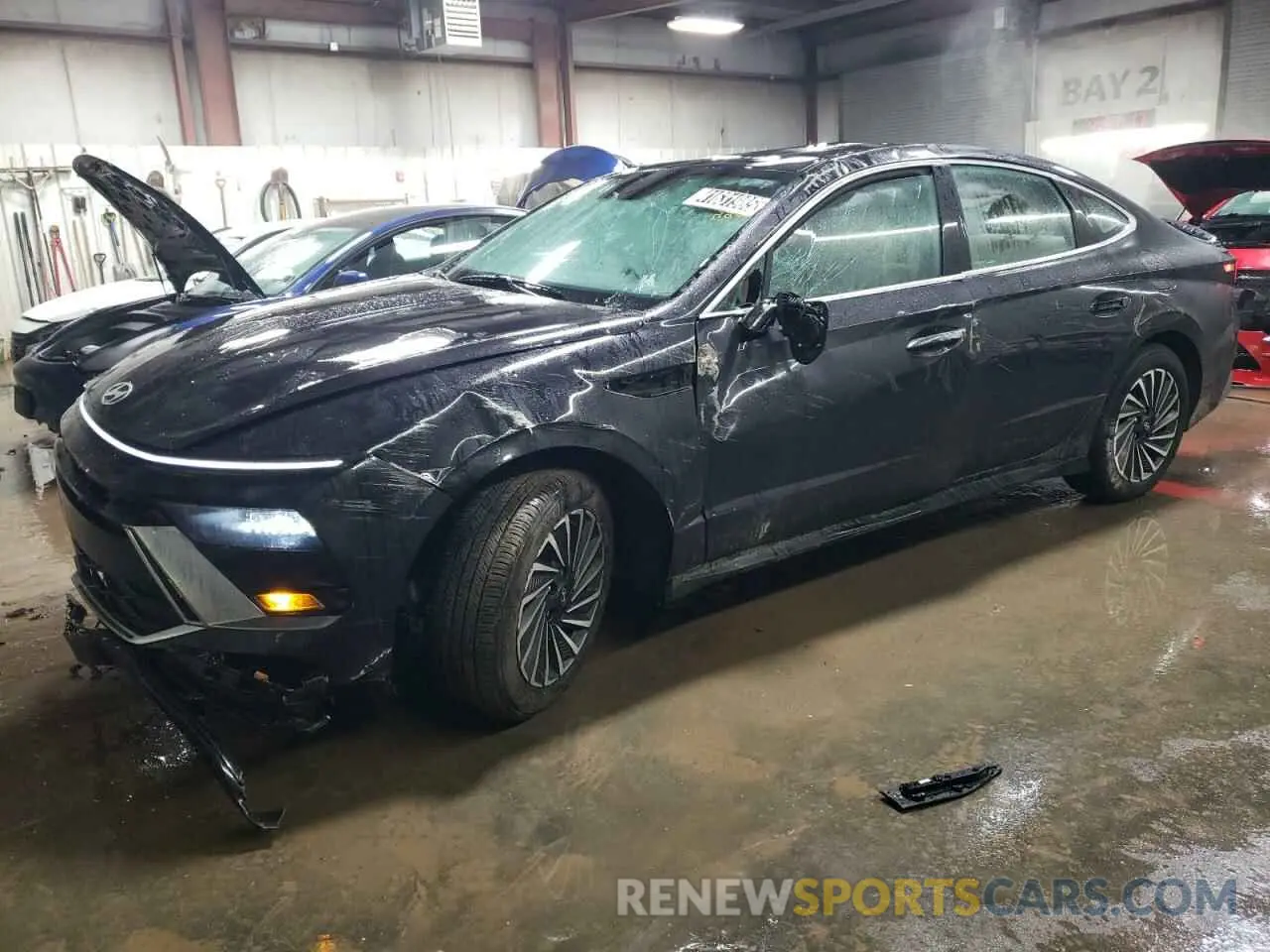 1 fotografías del automóvil dañado KMHL34JJ4RA098617 HYUNDAI SONATA 2024