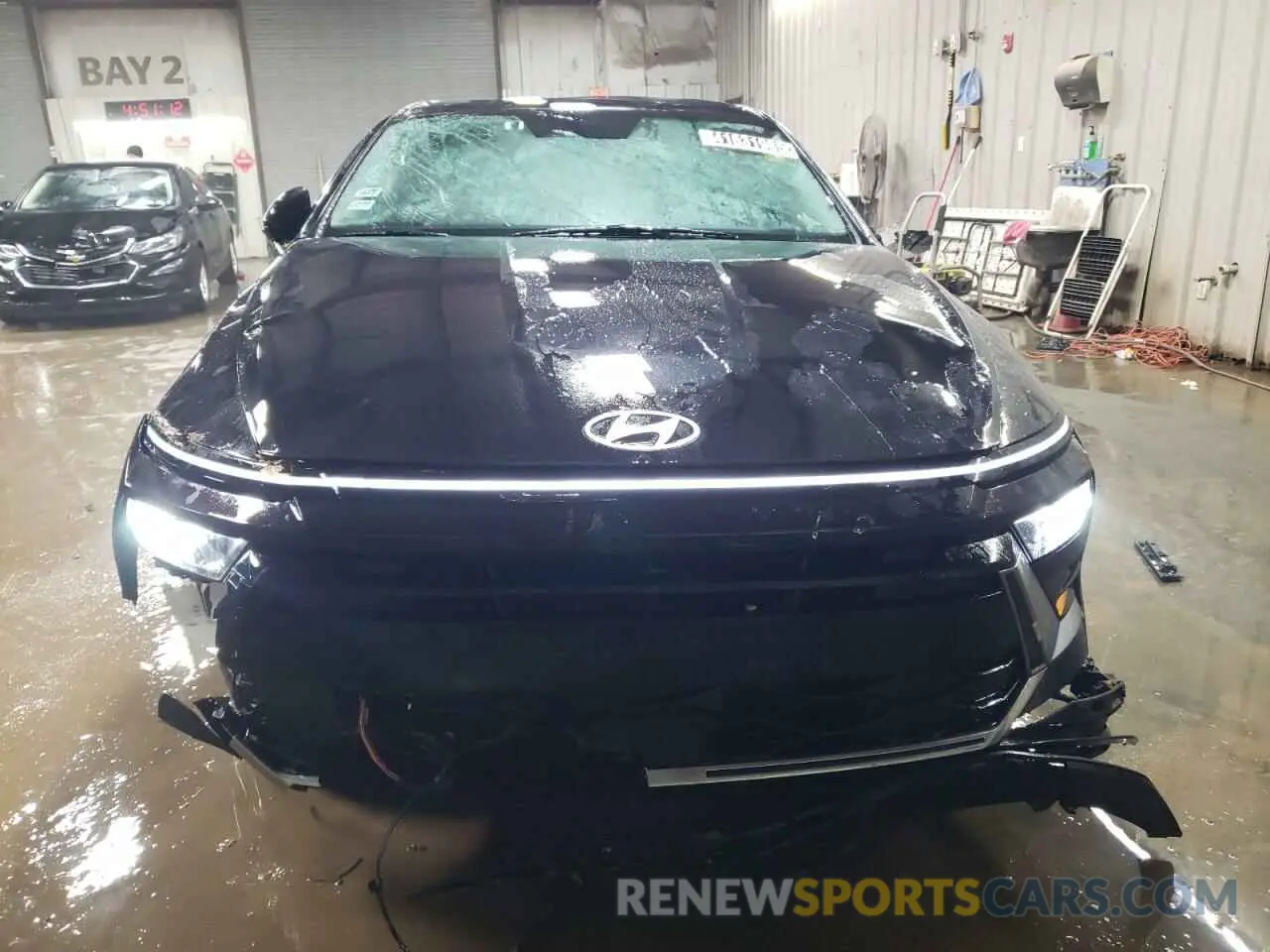 5 fotografías del automóvil dañado KMHL34JJ4RA098617 HYUNDAI SONATA 2024