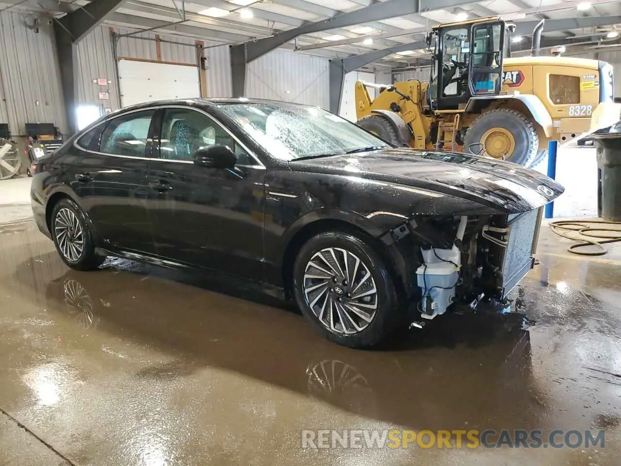 4 fotografías del automóvil dañado KMHL34JJ9RA096152 HYUNDAI SONATA 2024