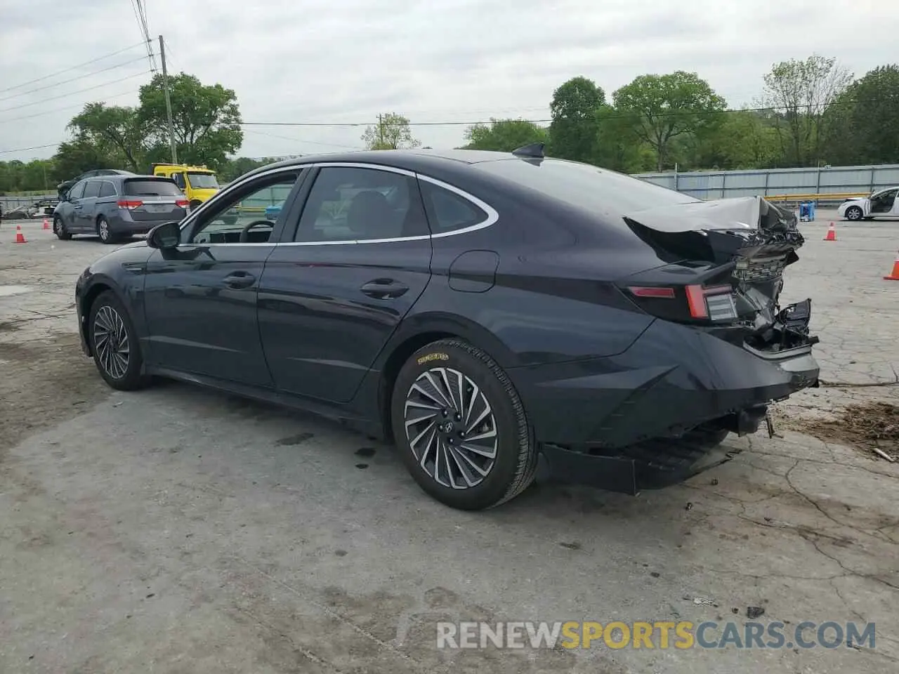 2 fotografías del automóvil dañado KMHL34JJ9RA100183 HYUNDAI SONATA 2024