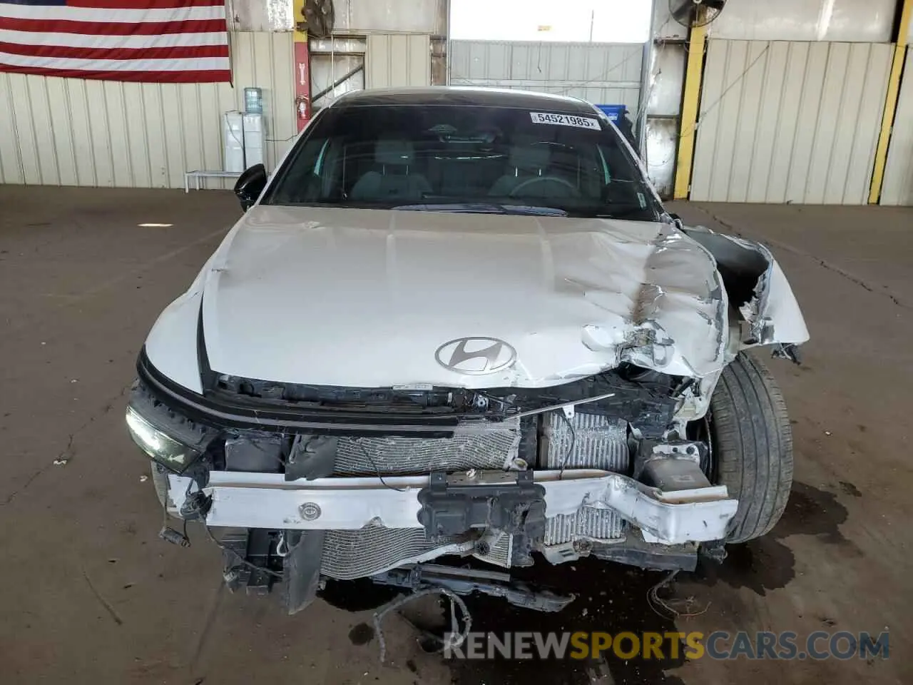 5 fotografías del automóvil dañado KMHL54JC0RA379356 HYUNDAI SONATA 2024
