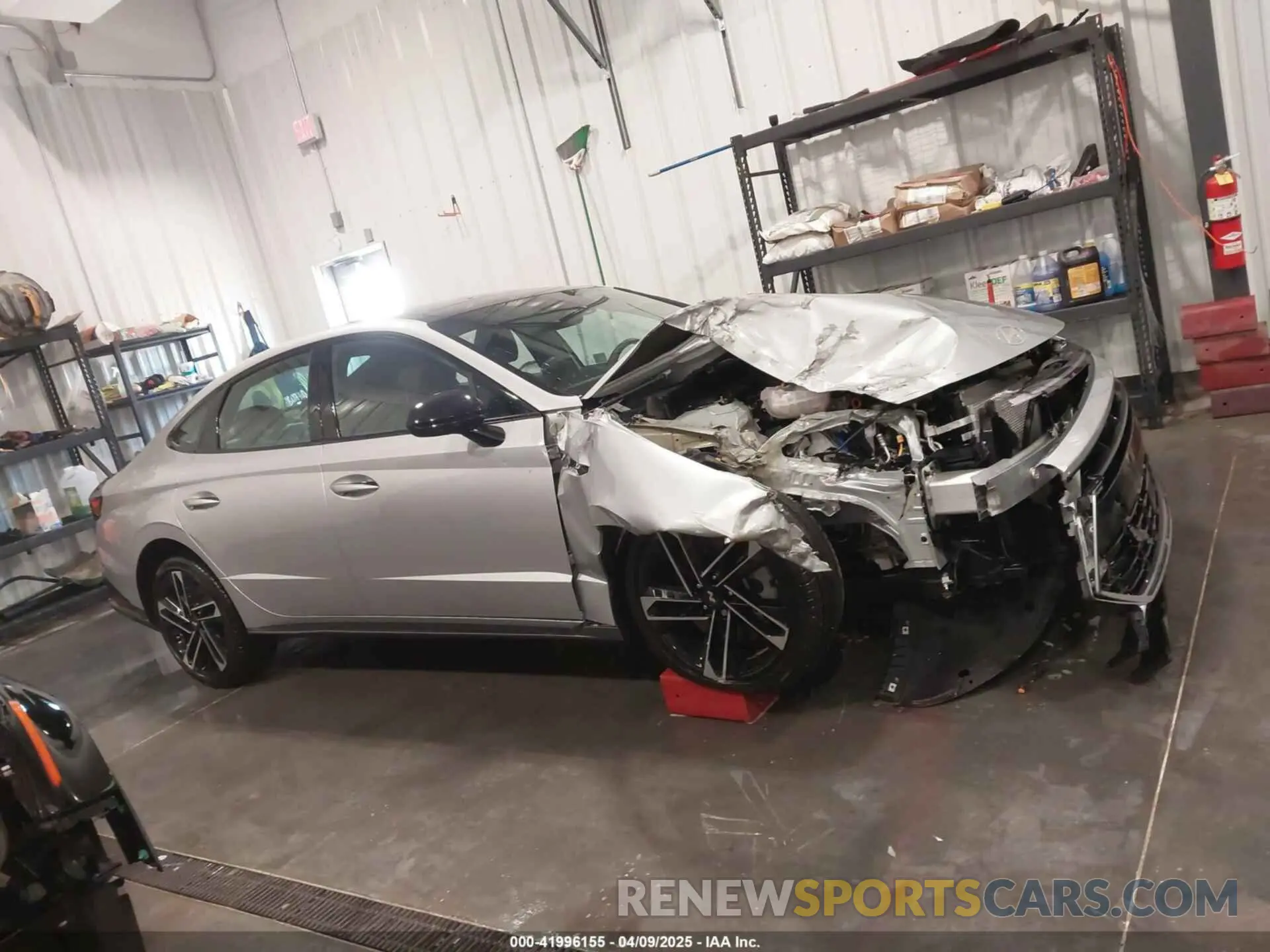 13 fotografías del automóvil dañado KMHL54JC0RA412422 HYUNDAI SONATA 2024