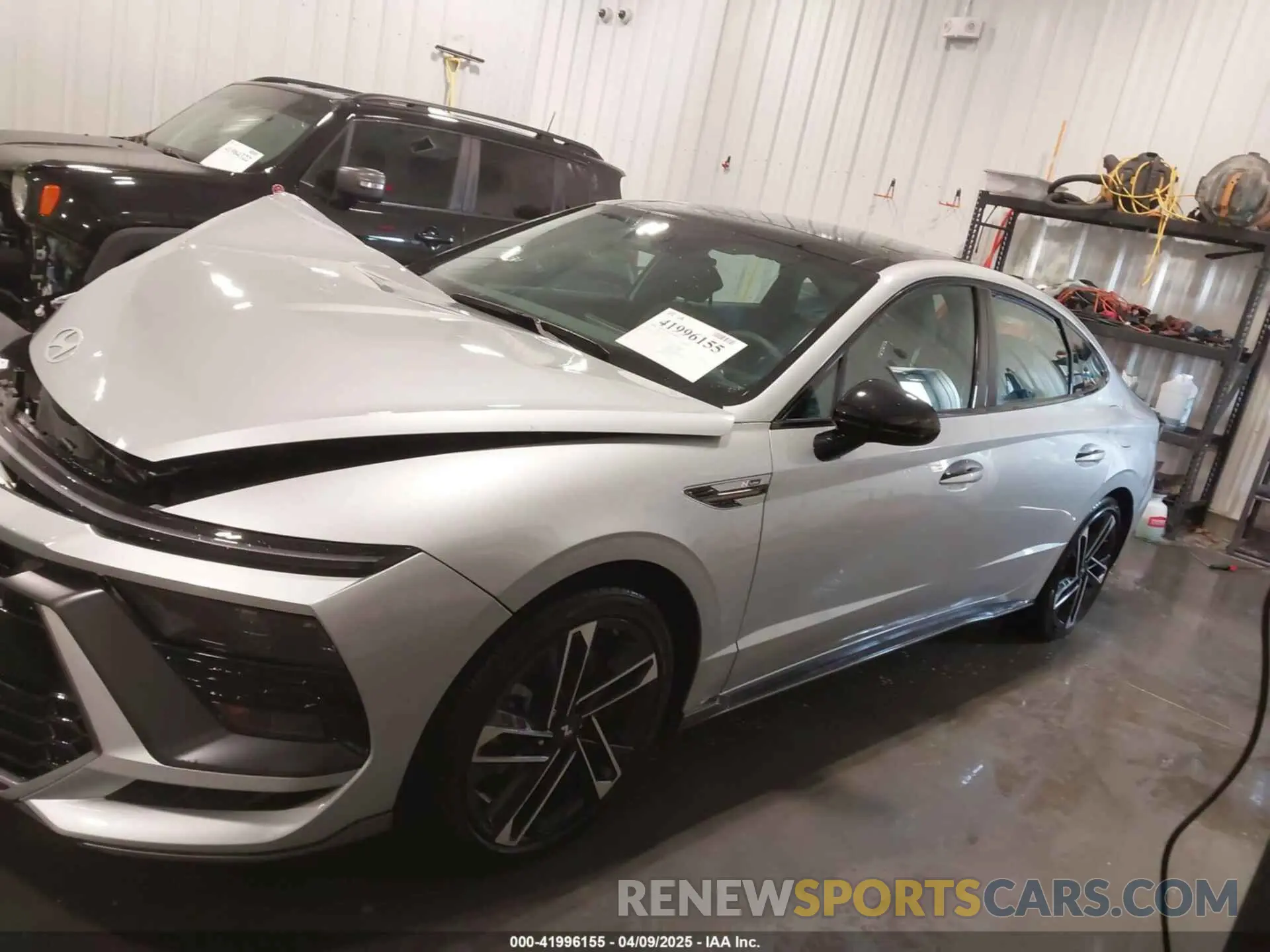 14 fotografías del automóvil dañado KMHL54JC0RA412422 HYUNDAI SONATA 2024