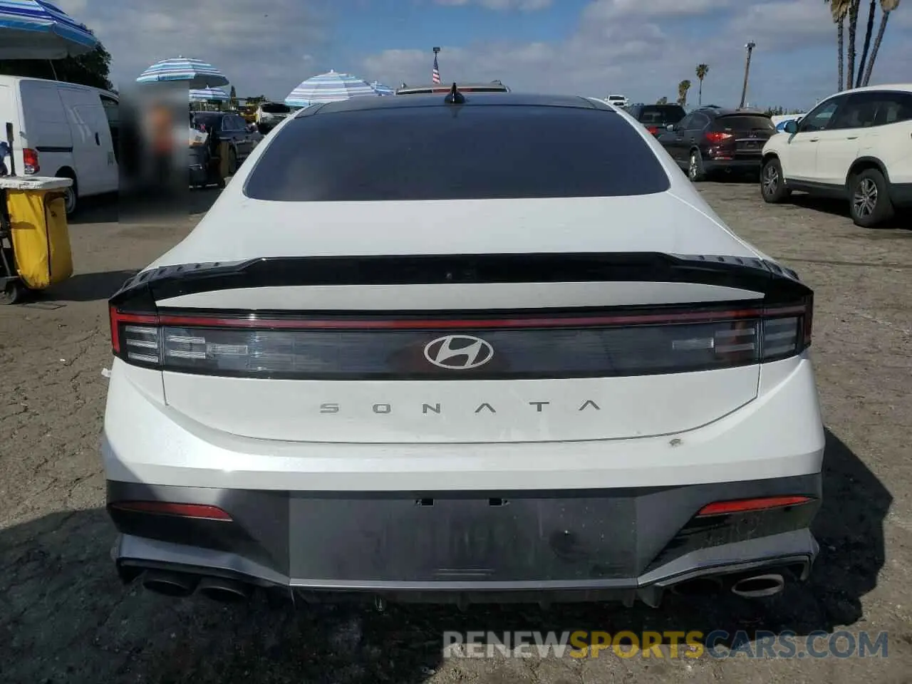 6 fotografías del automóvil dañado KMHL54JC1RA410310 HYUNDAI SONATA 2024