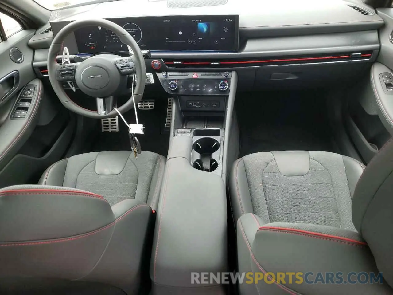 8 fotografías del automóvil dañado KMHL54JC4RA386326 HYUNDAI SONATA 2024