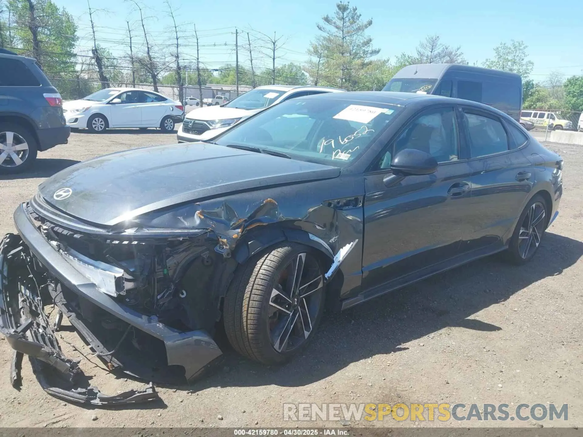 2 fotografías del automóvil dañado KMHL54JC5RA363850 HYUNDAI SONATA 2024