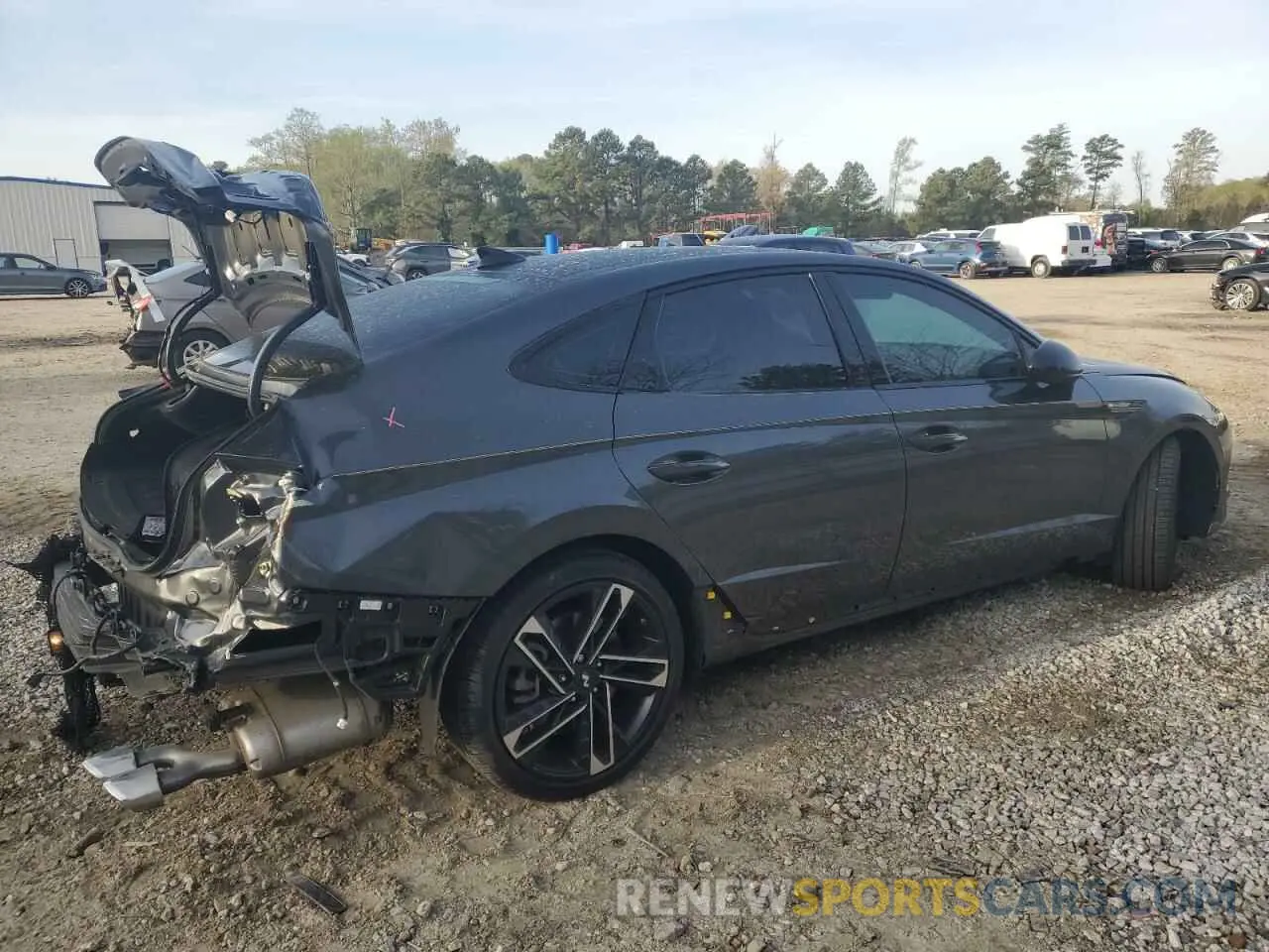 3 fotografías del automóvil dañado KMHL54JC6RA358348 HYUNDAI SONATA 2024