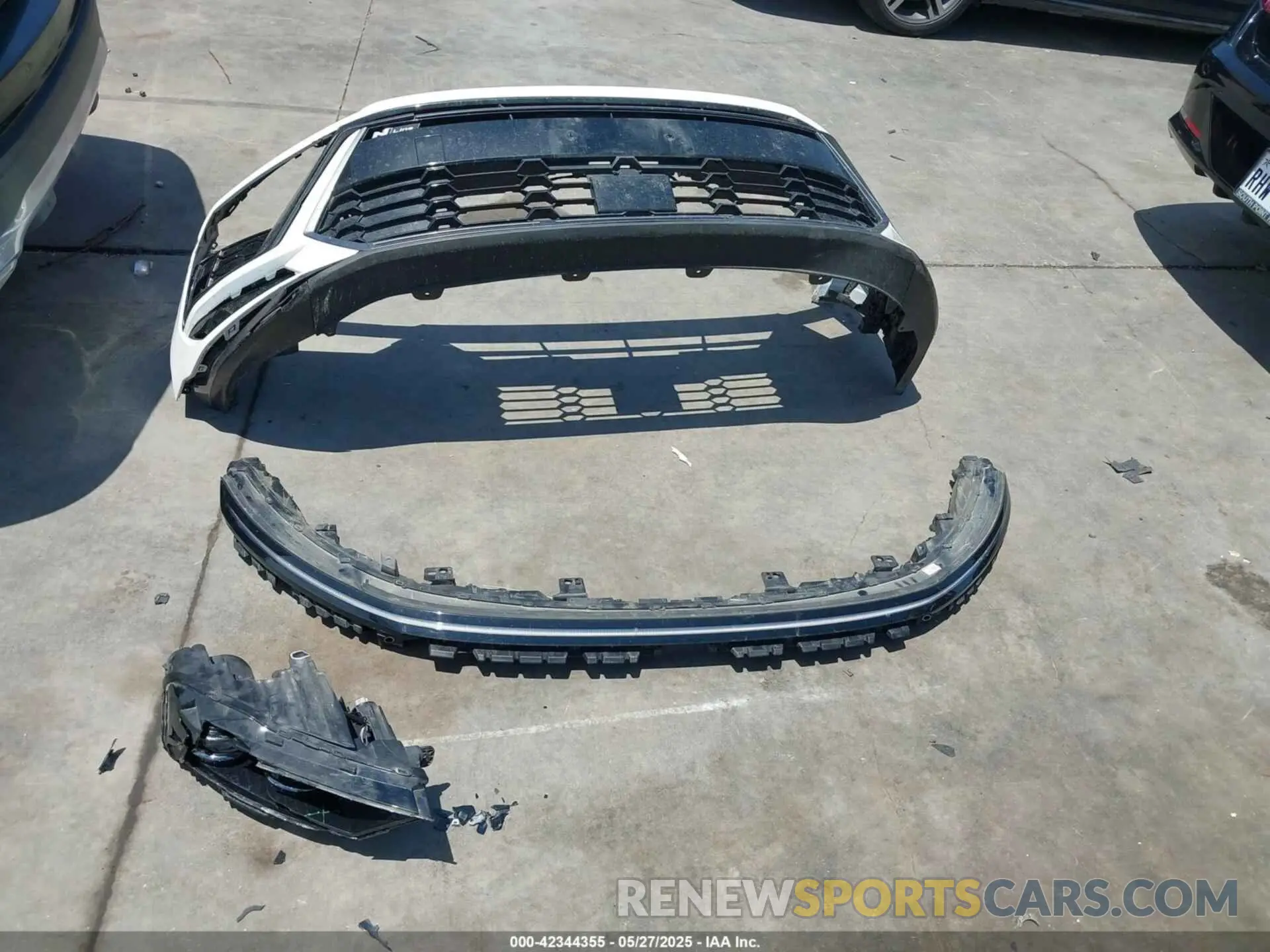 12 fotografías del automóvil dañado KMHL54JC6RA359905 HYUNDAI SONATA 2024