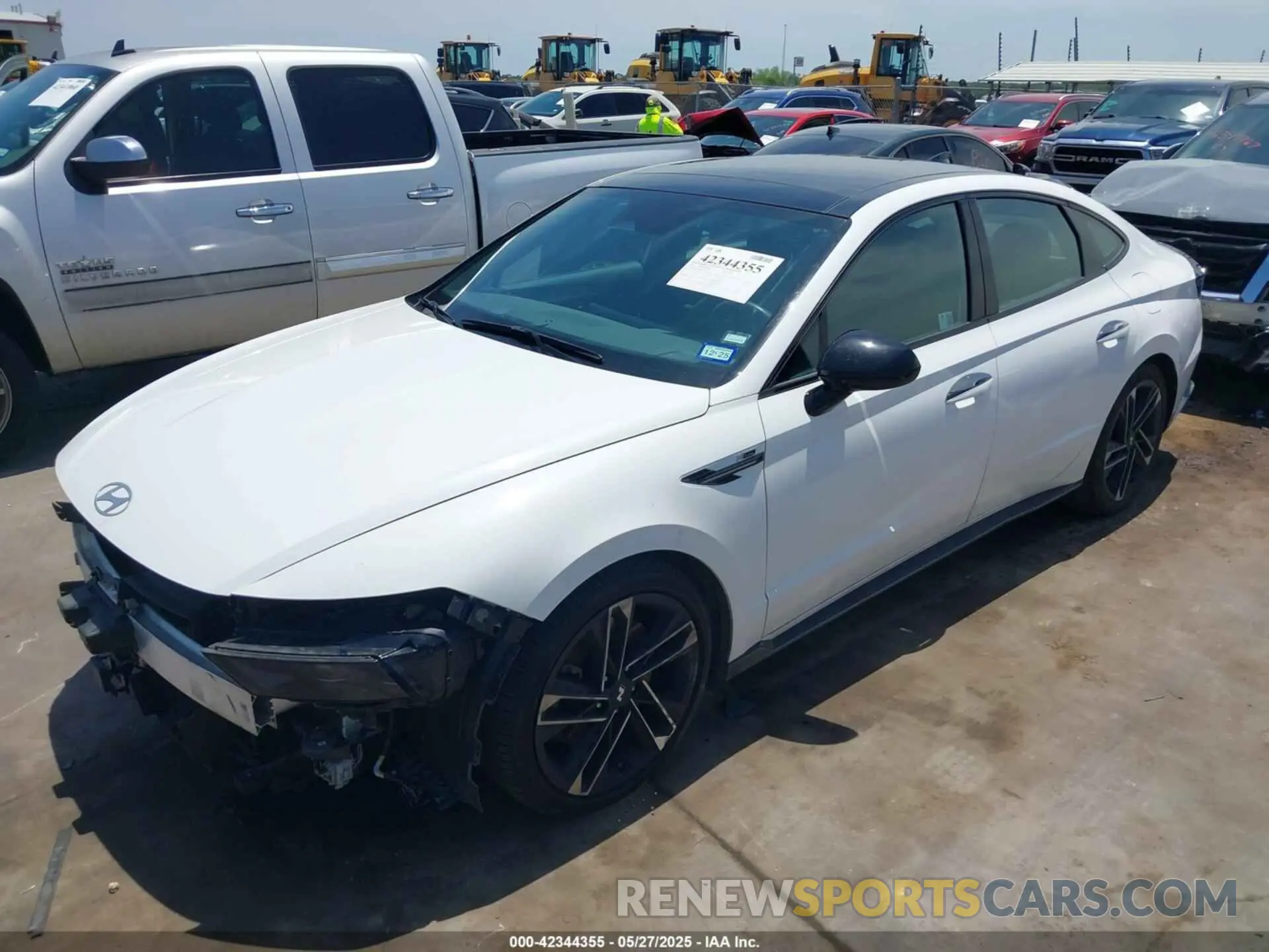 2 fotografías del automóvil dañado KMHL54JC6RA359905 HYUNDAI SONATA 2024
