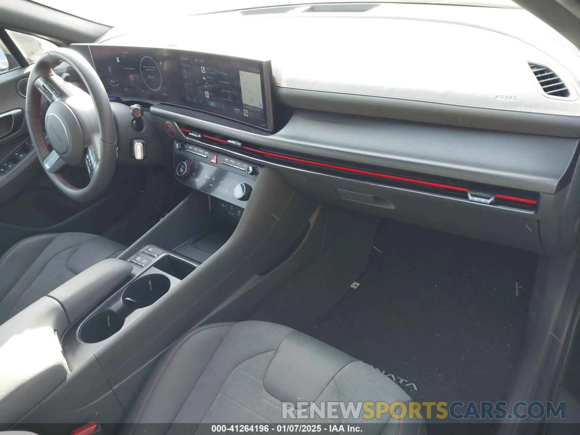 5 fotografías del automóvil dañado KMHL54JC7RA350467 HYUNDAI SONATA 2024