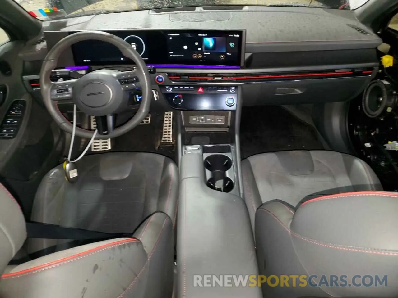 8 fotografías del automóvil dañado KMHL54JC7RA410148 HYUNDAI SONATA 2024