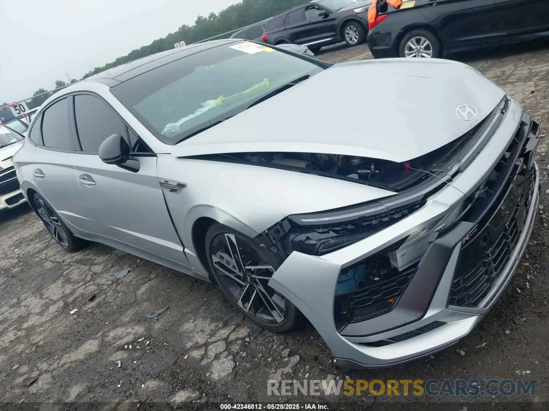 1 fotografías del automóvil dañado KMHL54JC8RA374003 HYUNDAI SONATA 2024