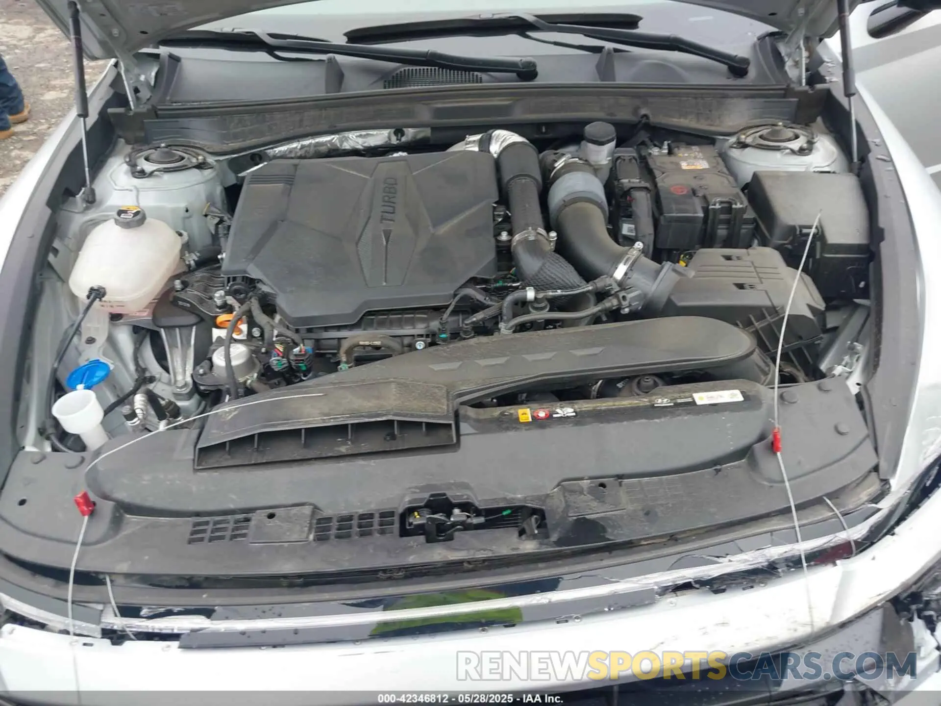 10 fotografías del automóvil dañado KMHL54JC8RA374003 HYUNDAI SONATA 2024