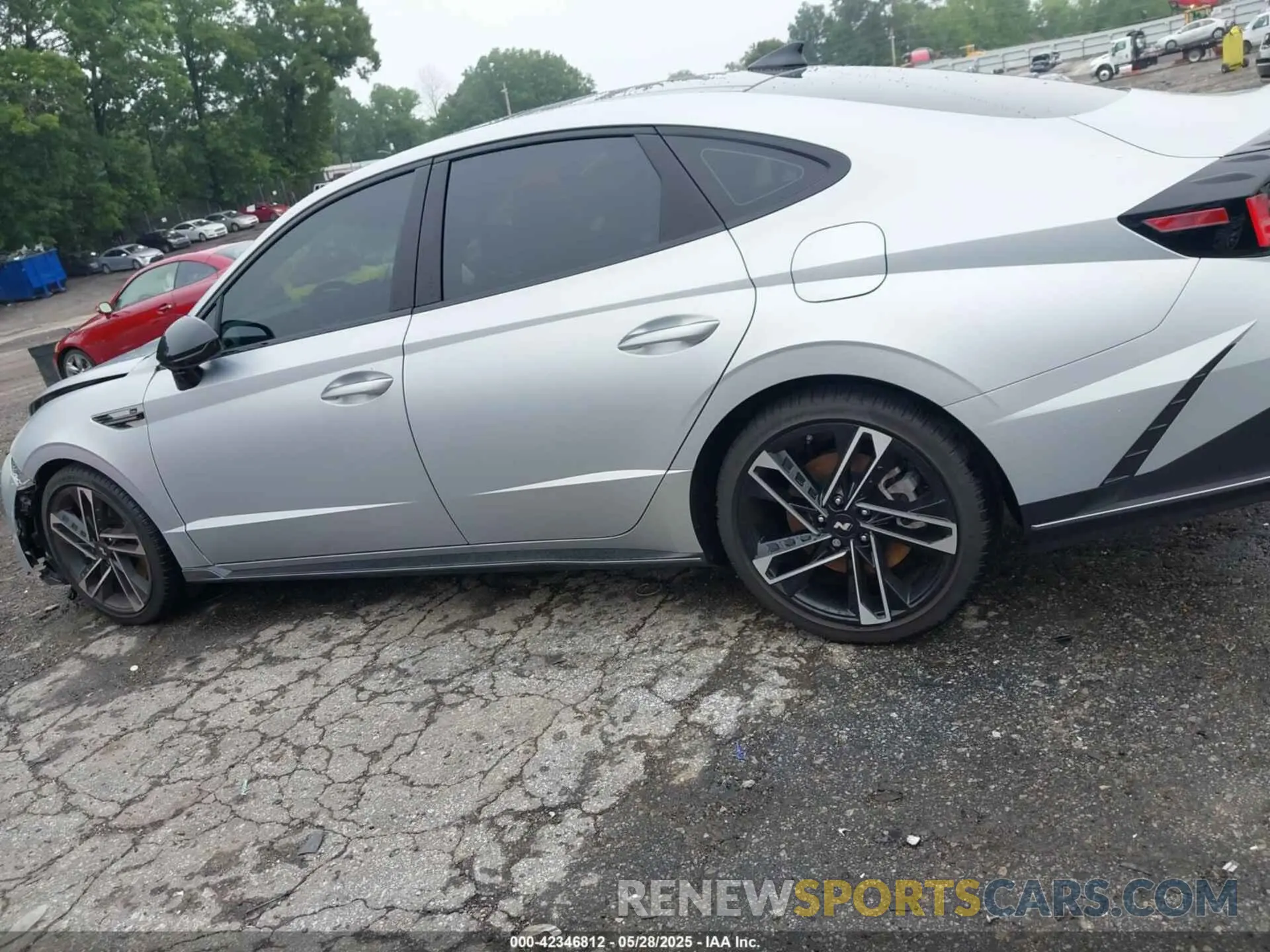 14 fotografías del automóvil dañado KMHL54JC8RA374003 HYUNDAI SONATA 2024