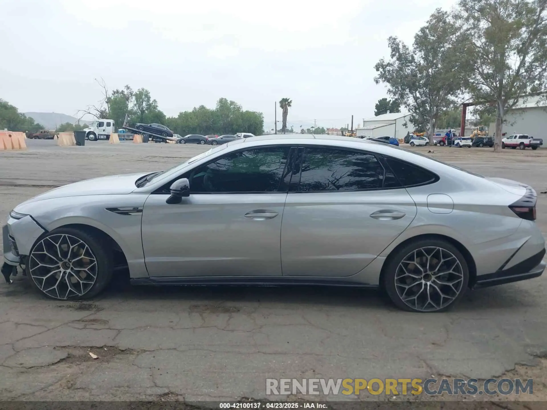14 fotografías del automóvil dañado KMHL54JC8RA420283 HYUNDAI SONATA 2024