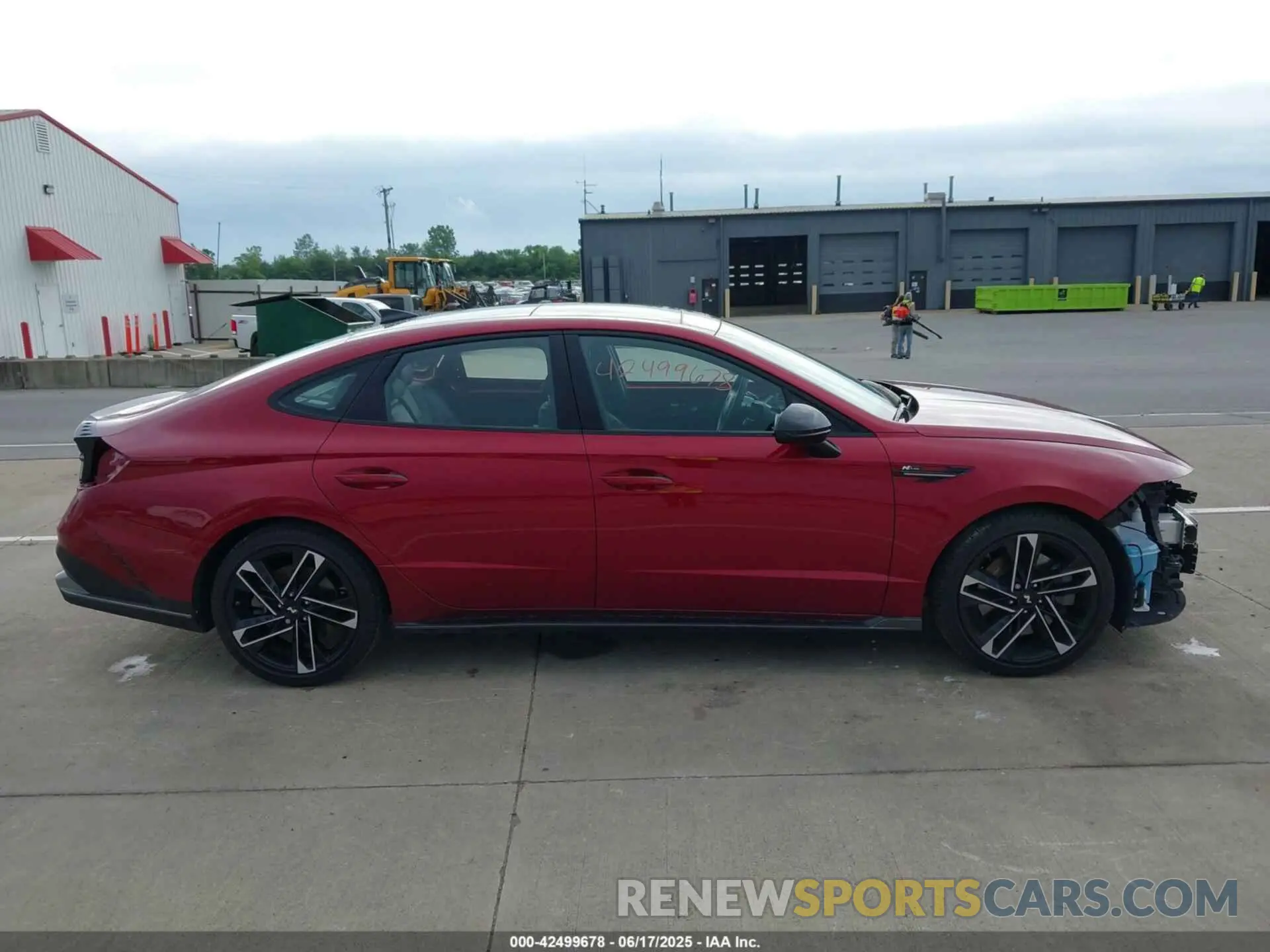 14 fotografías del automóvil dañado KMHL54JC9RA363916 HYUNDAI SONATA 2024