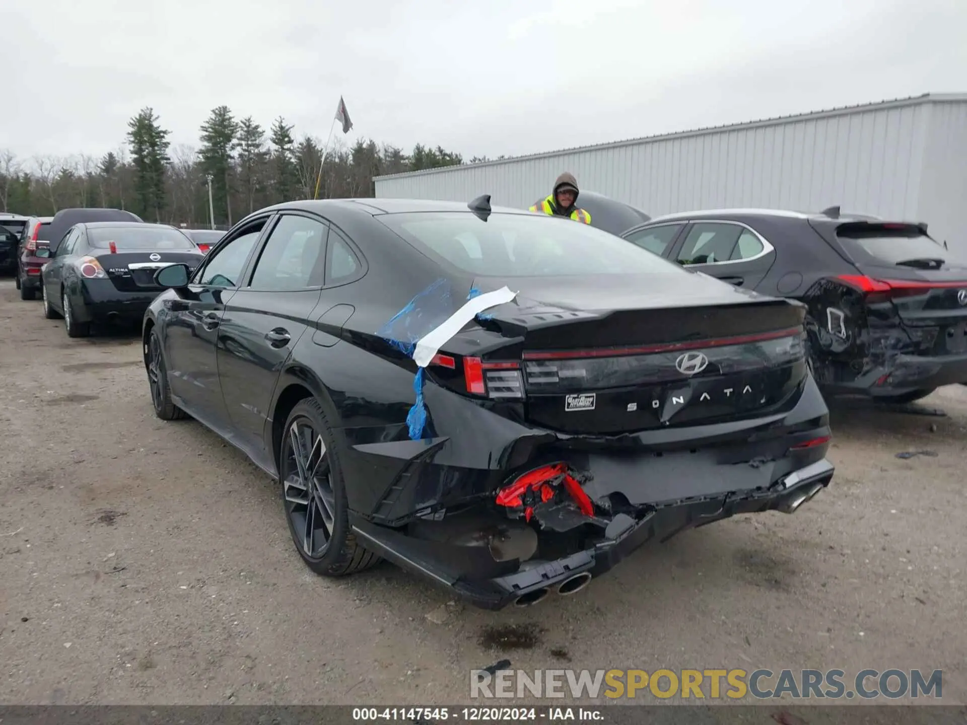 6 fotografías del automóvil dañado KMHL54JCXRA386461 HYUNDAI SONATA 2024
