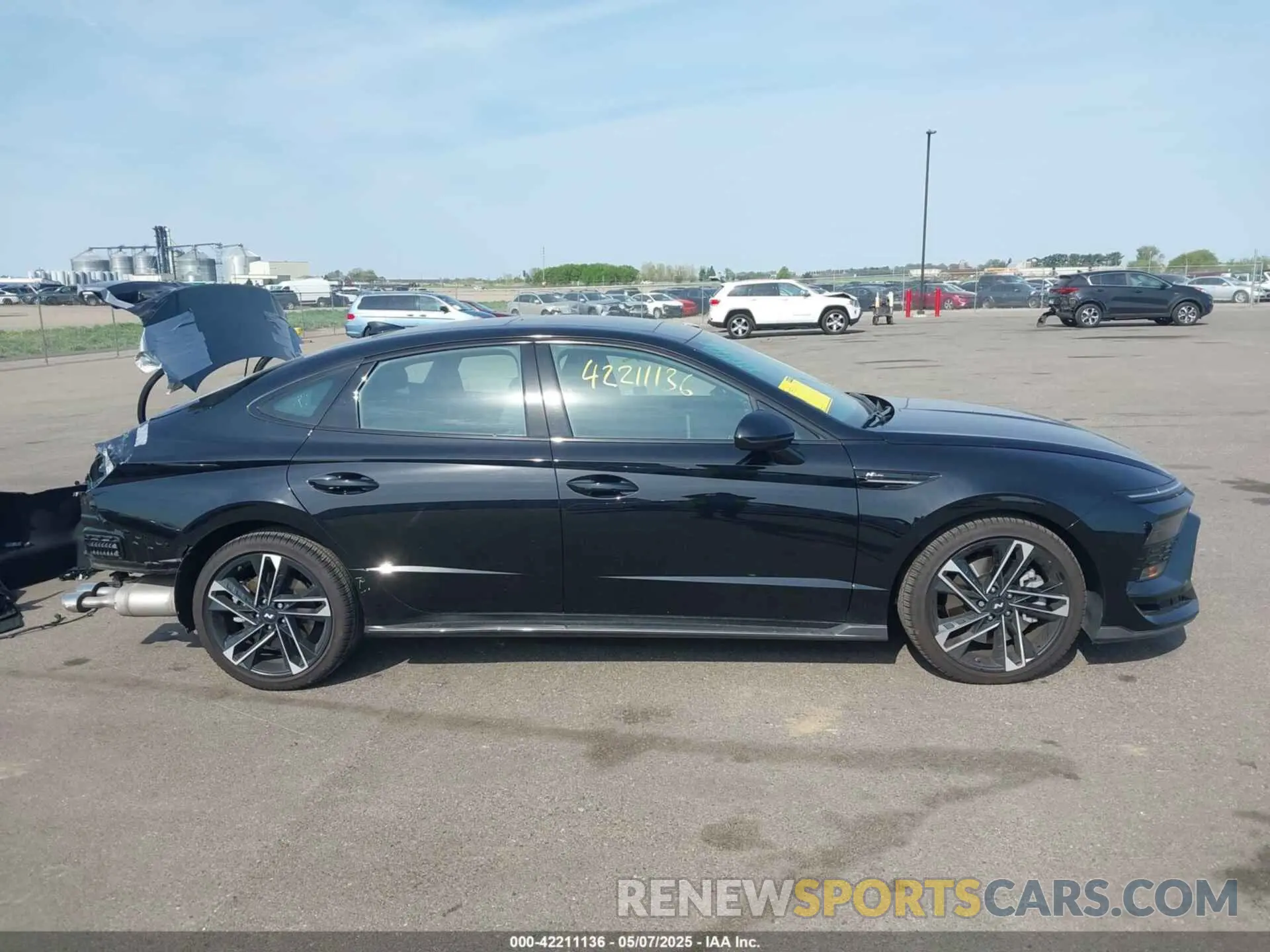 14 fotografías del automóvil dañado KMHL54JCXRA388422 HYUNDAI SONATA 2024