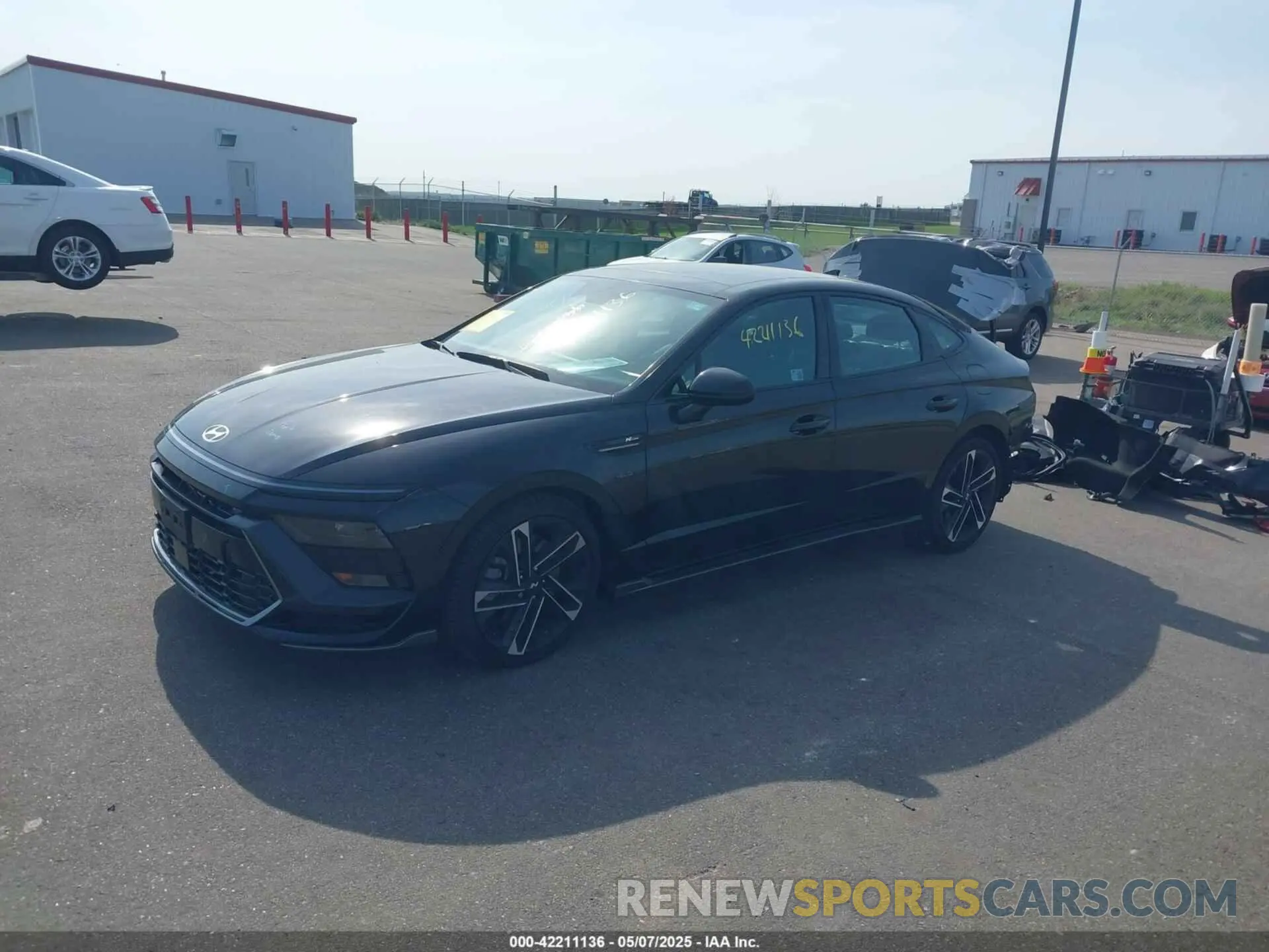 2 fotografías del automóvil dañado KMHL54JCXRA388422 HYUNDAI SONATA 2024