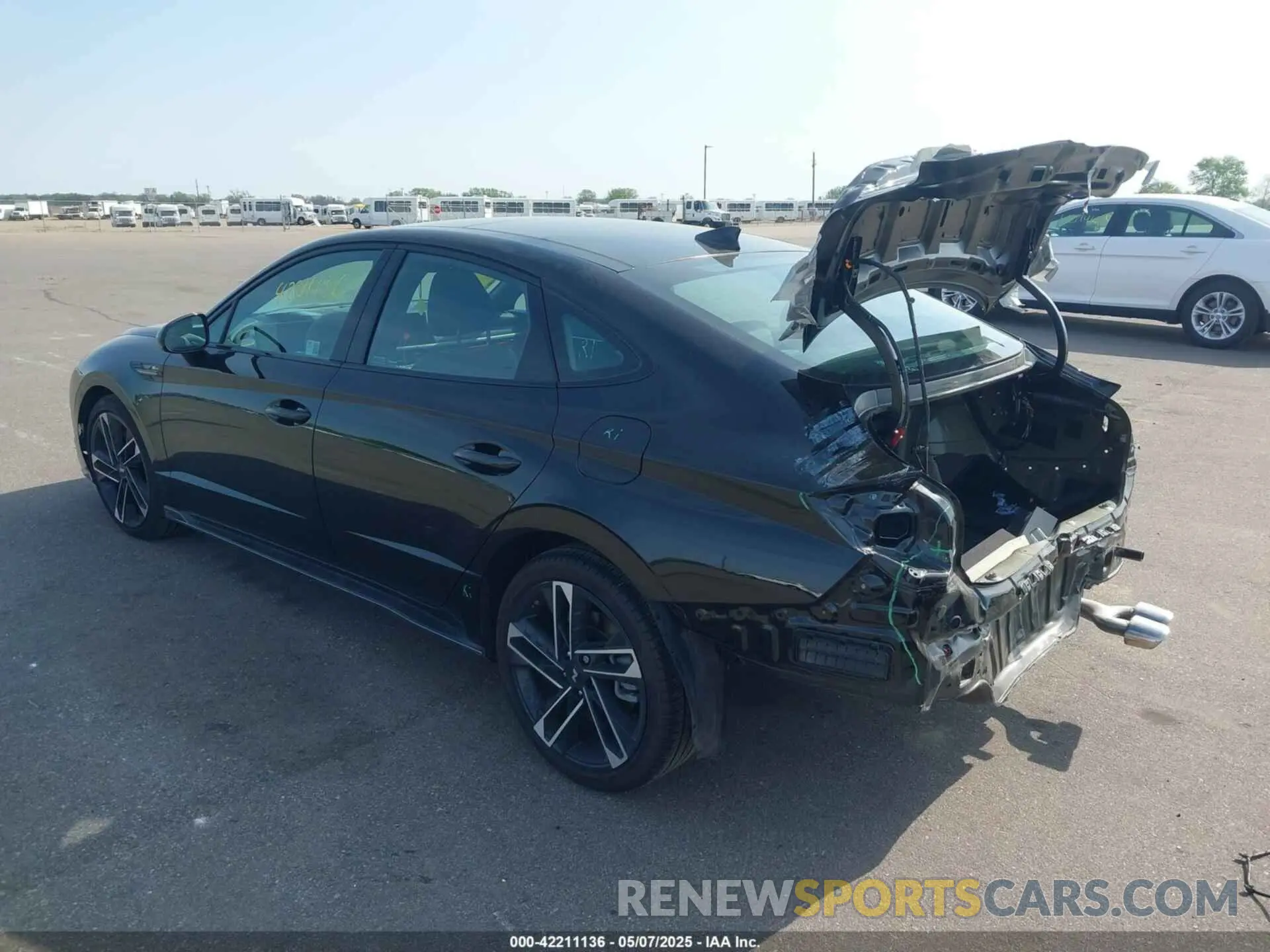 3 fotografías del automóvil dañado KMHL54JCXRA388422 HYUNDAI SONATA 2024
